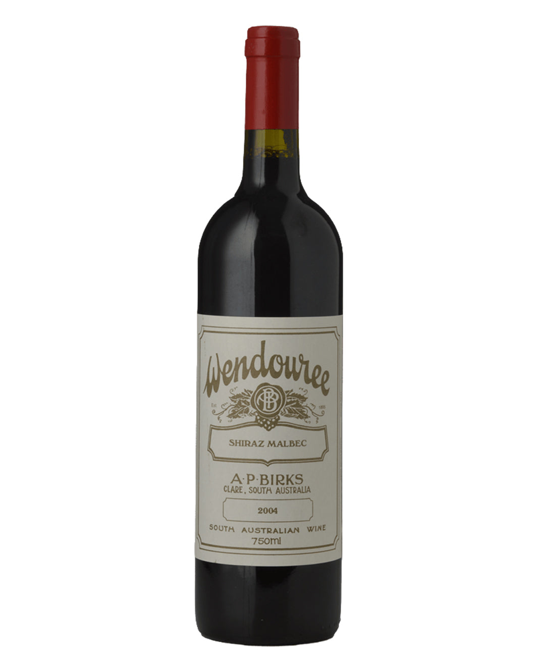 2004 Wendouree Shiraz Malbec 750ml Minor Label Stain/s