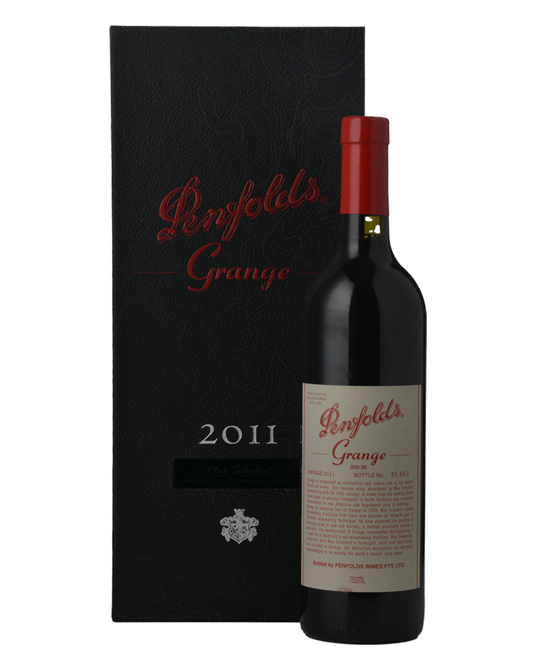 2011 Penfolds Bin 95 Grange Shiraz 750ml Gift Box Original Presentation Box
