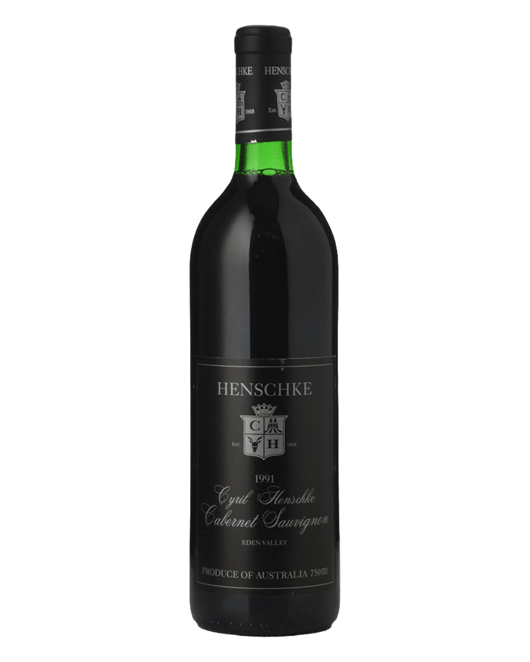 1991 Henschke Cyril Henschke Cabernet Sauvignon 750ml Base of Neck
