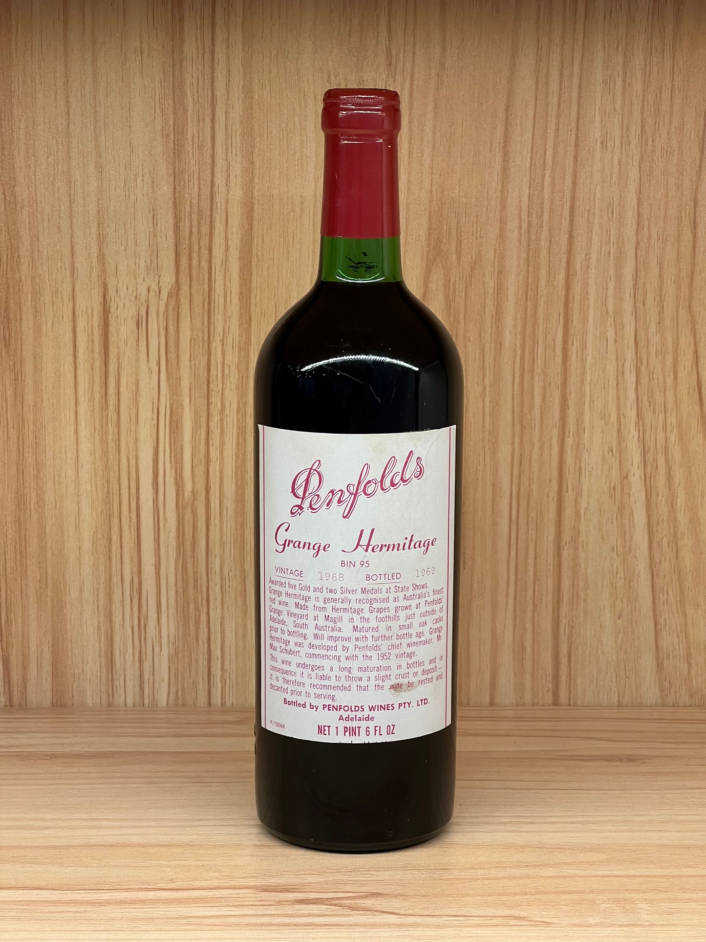 1968 Penfolds Bin 95 Grange Shiraz 750ml - Recorked
