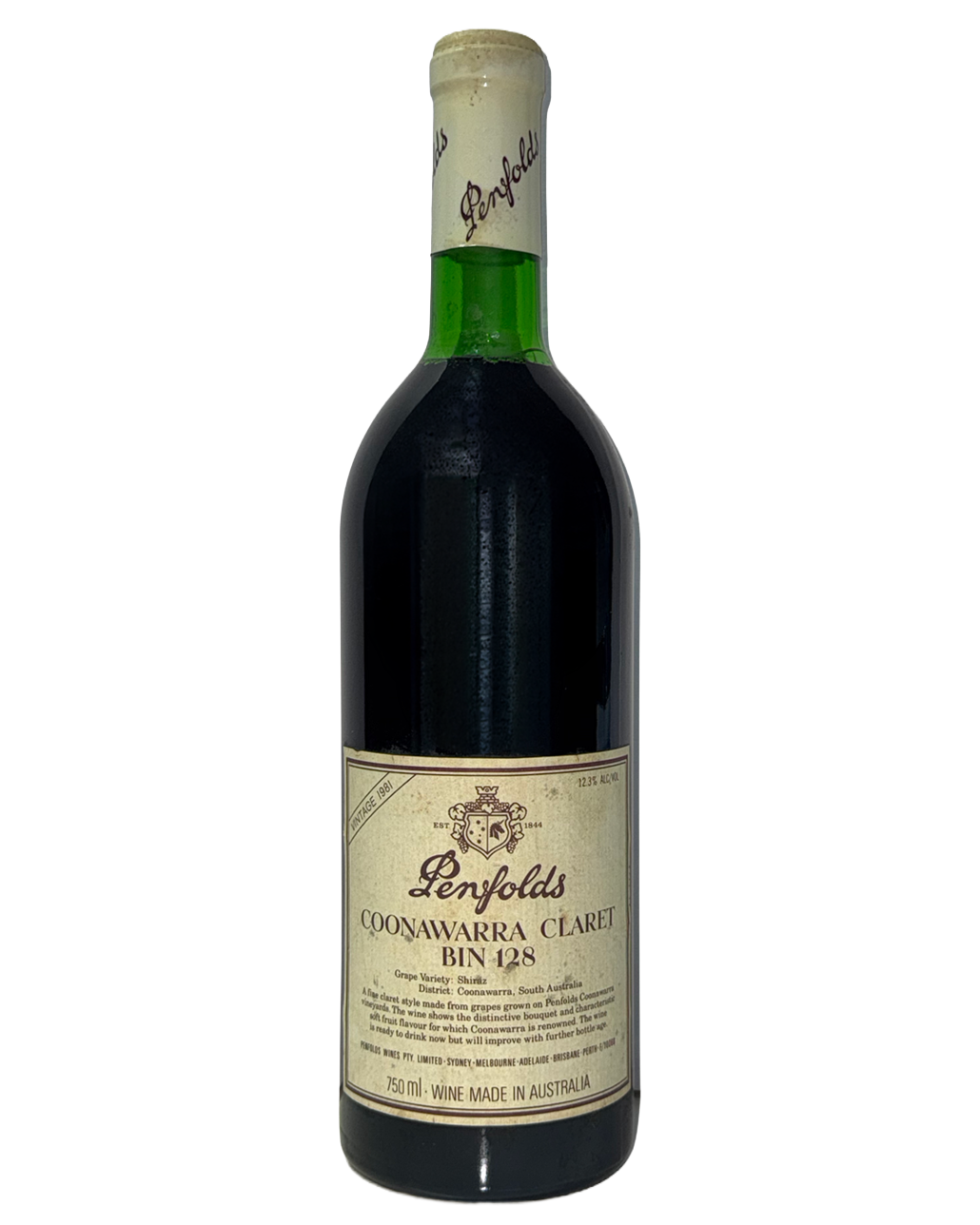 1981 Penfolds Bin 128 Shiraz 750ml