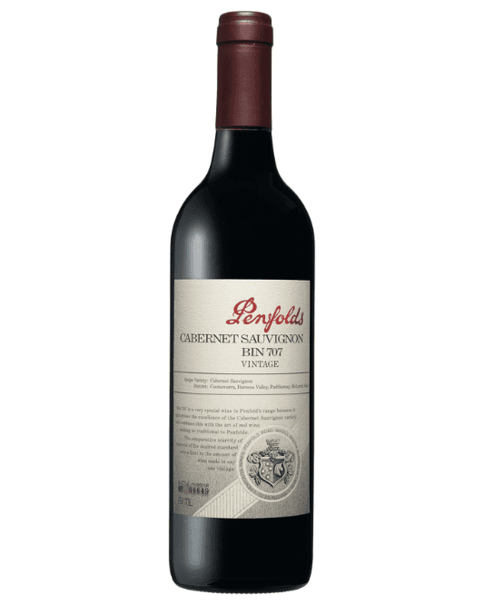 1985 Penfolds Bin 707 Cabernet Sauvignon 750ml (Clinic 2014)