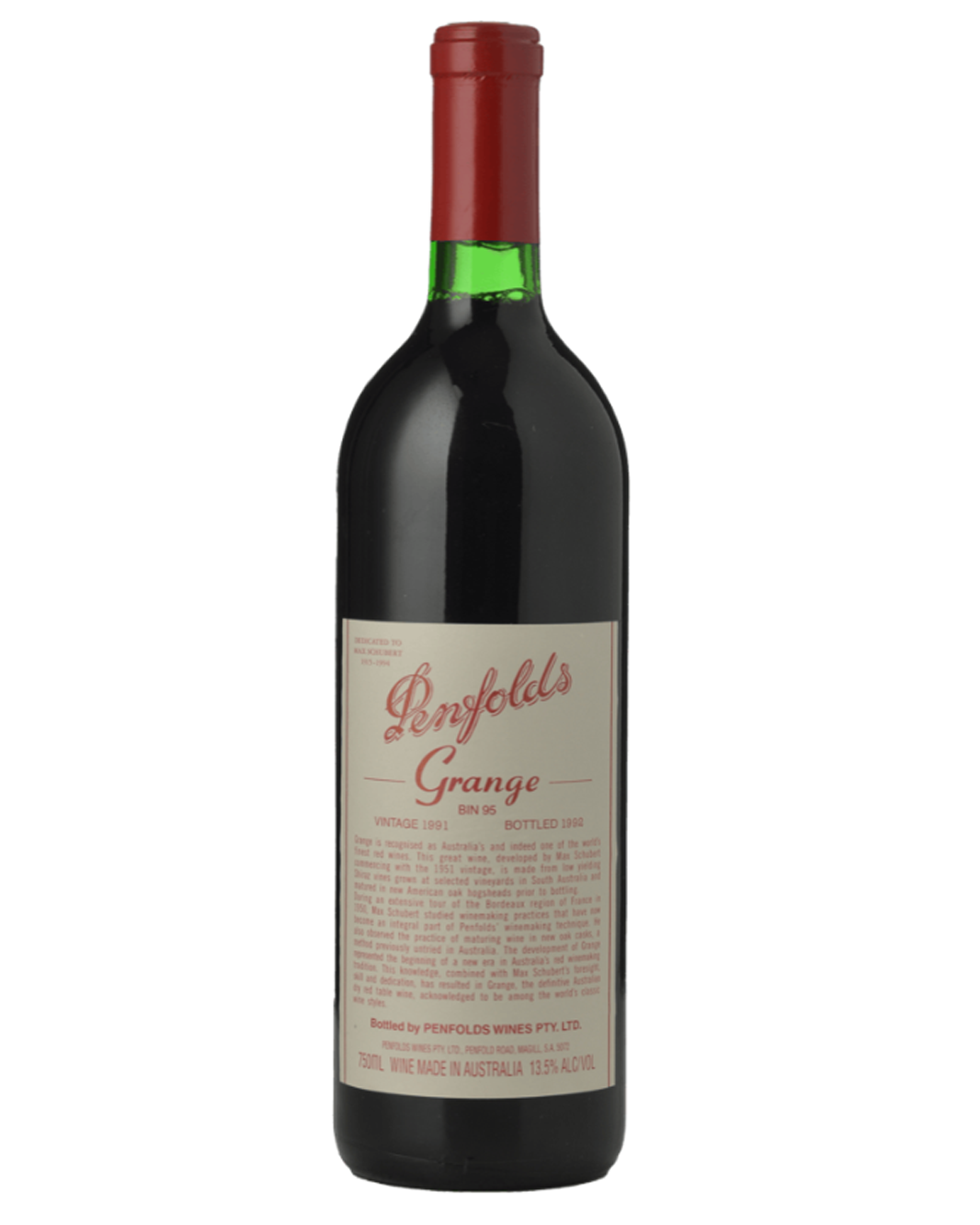 1991 Penfolds Bin 95 Grange Shiraz 750ml