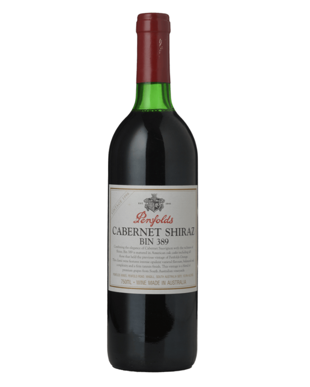 1996 Penfolds Bin 389 Cabernet - Shiraz