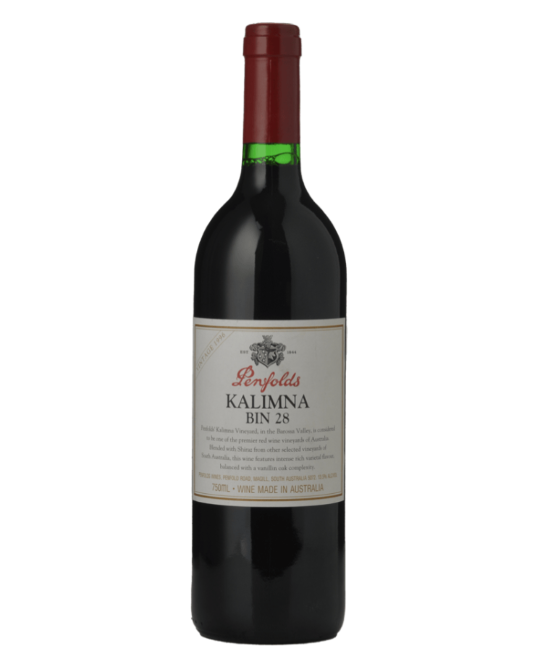 1996 Penfolds Bin 28 Kalimna Shiraz 750ml