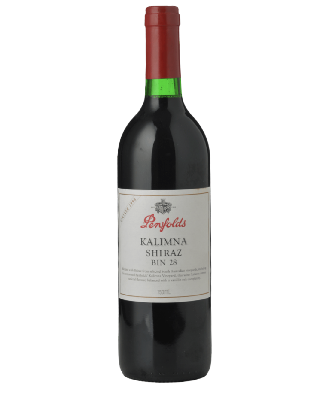 1998 Penfolds Bin 28 Kalimna Shiraz 750ml