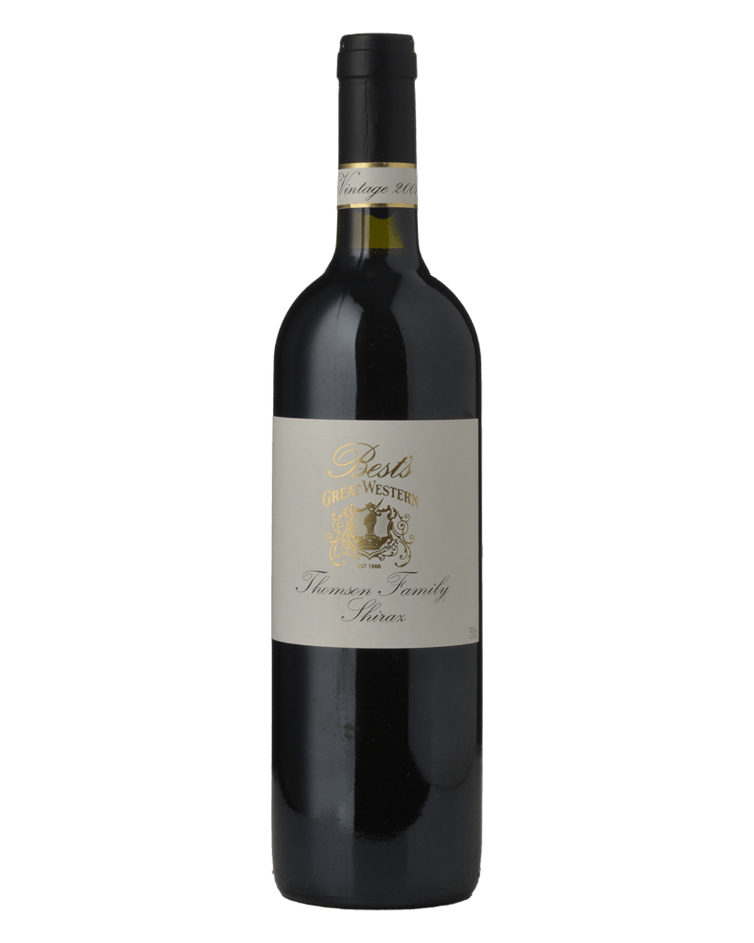 2001 Best's Great Western Thomson Family Shiraz 750ml, Condition not specified in auction notes
