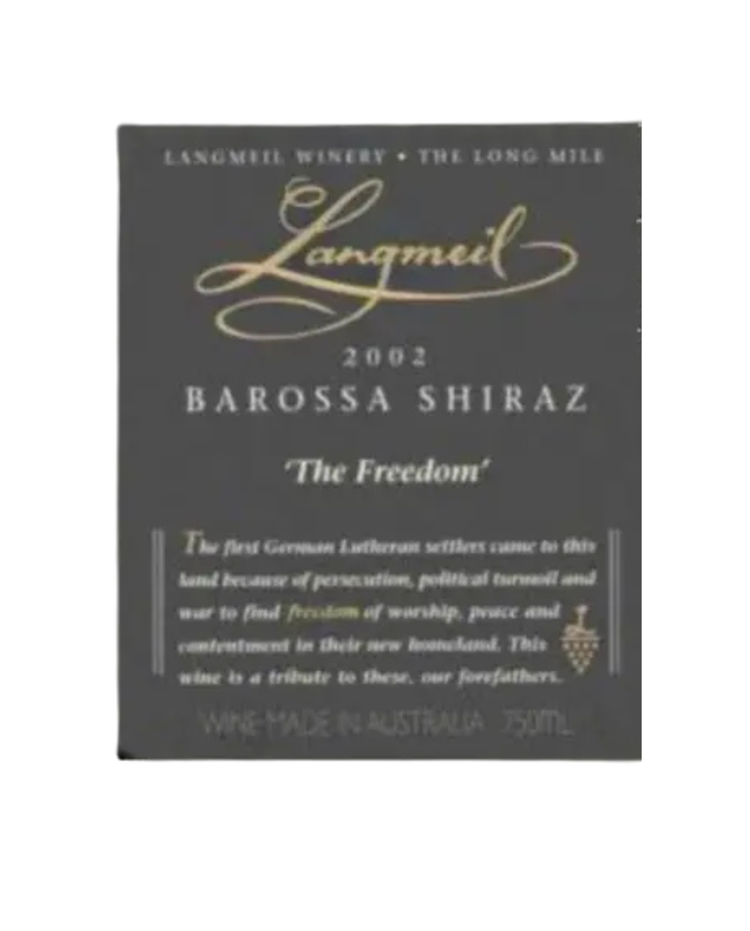 2002 Langmeil Winery 'The Freedom 1843' Shiraz 750ml