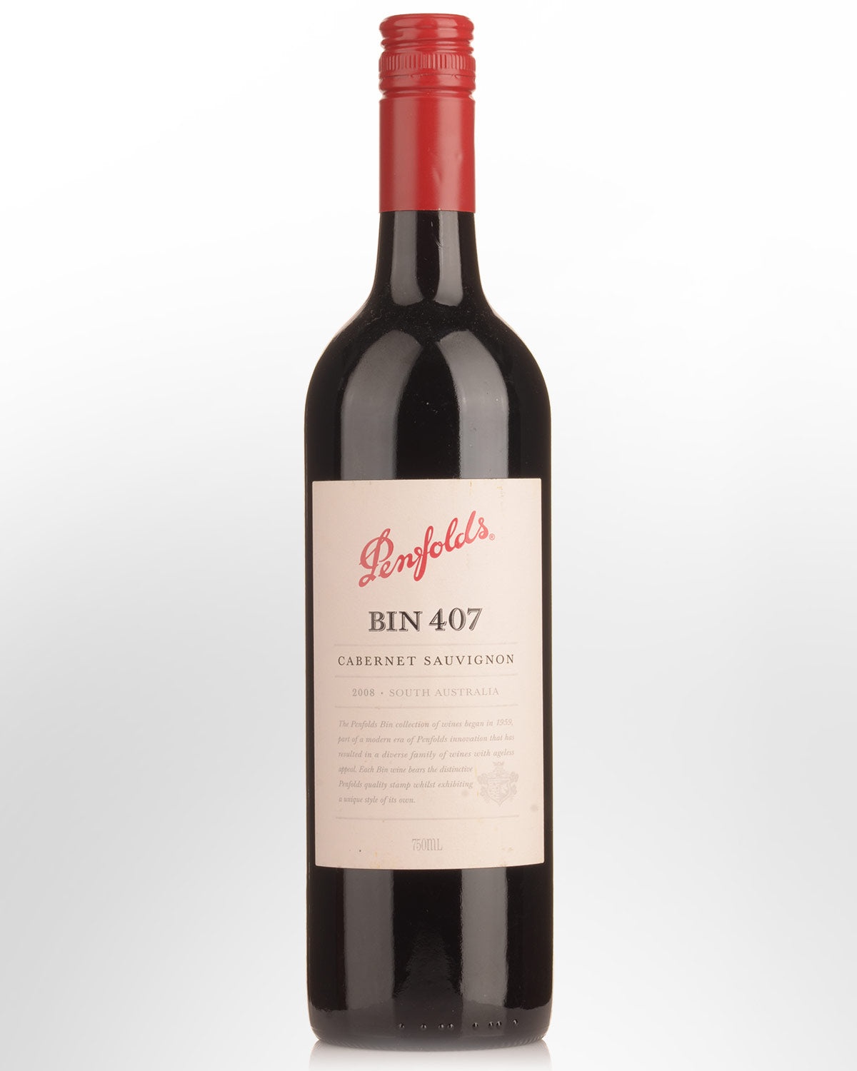 2008 Penfolds Bin 407 Cabernet Sauvignon 750ml