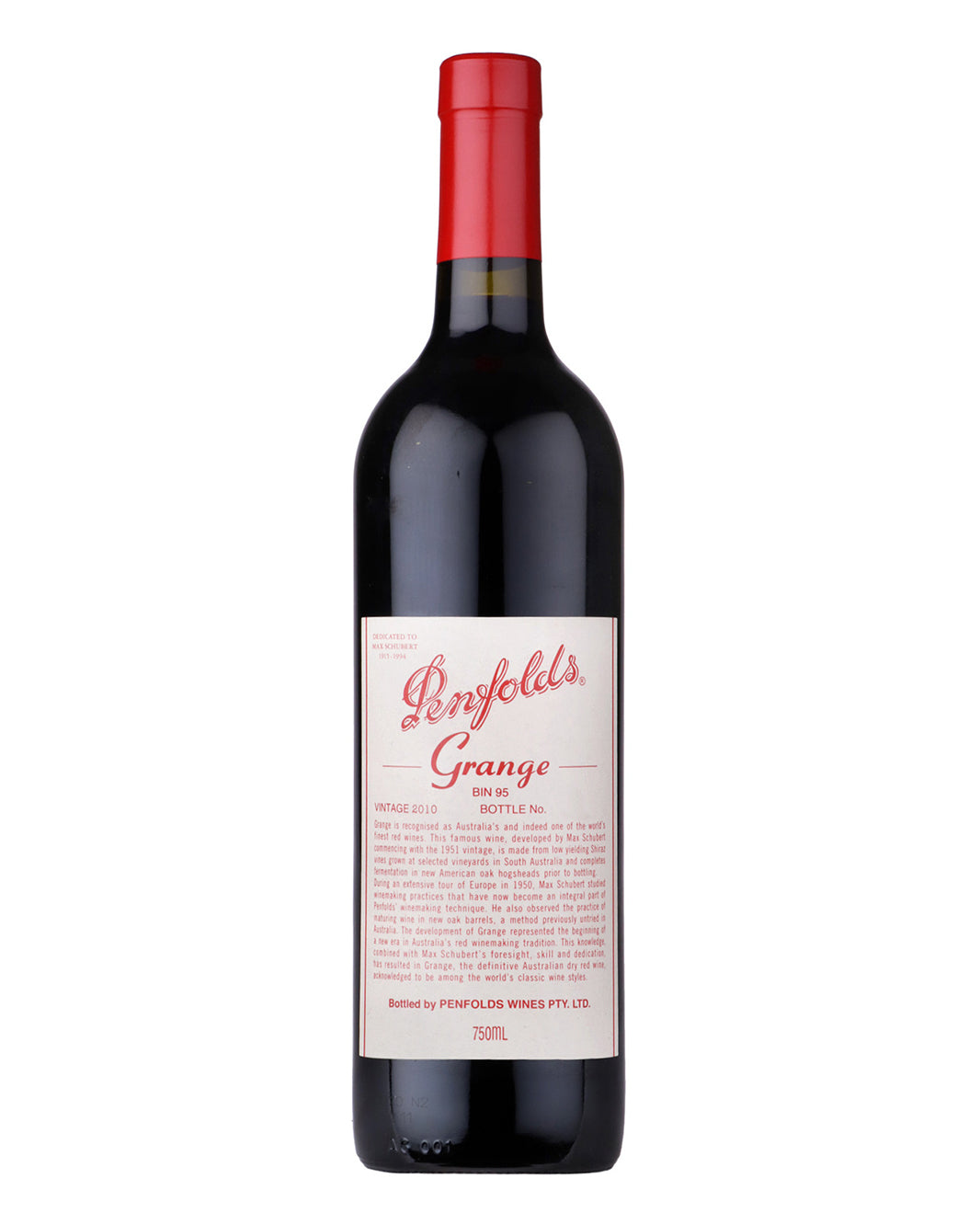 2010 Penfolds Bin 95 Grange Shiraz 750ml