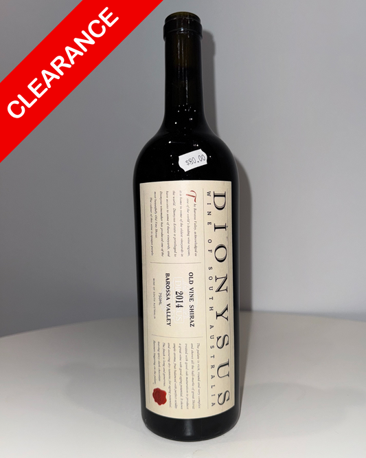2014 Dionysus Old Vine Shiraz 750ml