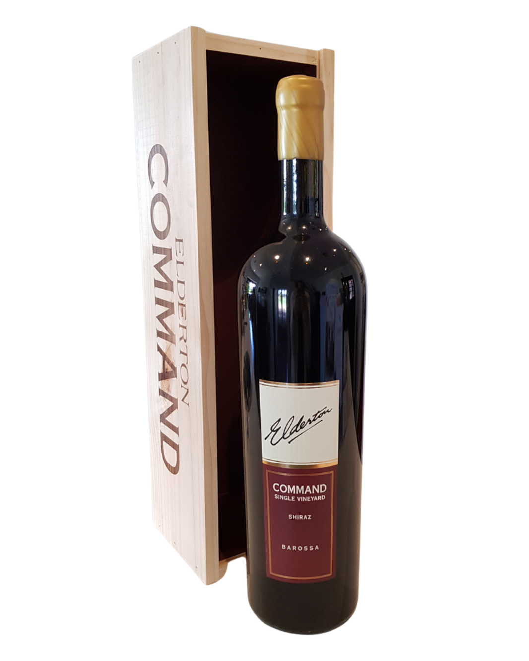 2022 Elderton Command Shiraz 1.5L Magnum Wooden Box