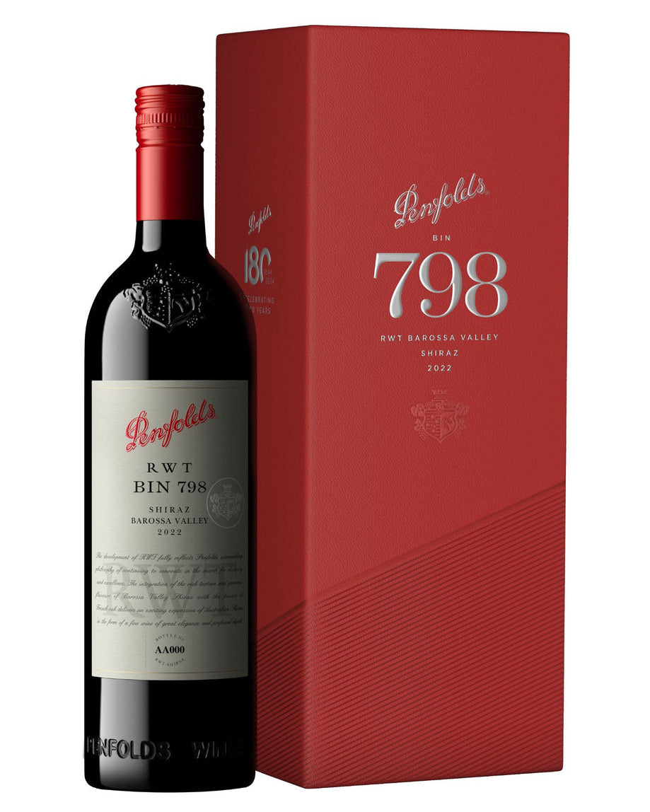 2022 Penfolds RWT Bin 798 Shiraz 750ml Gift Box