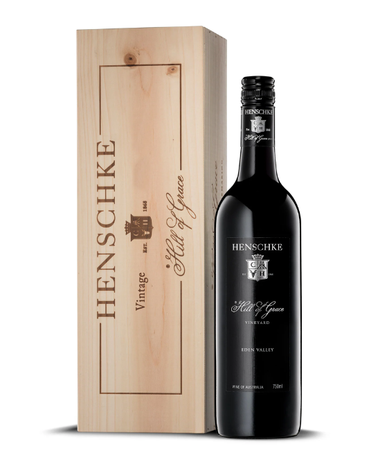 2019 Henschke Hill of Grace Shiraz 750ml Original Wooden Box