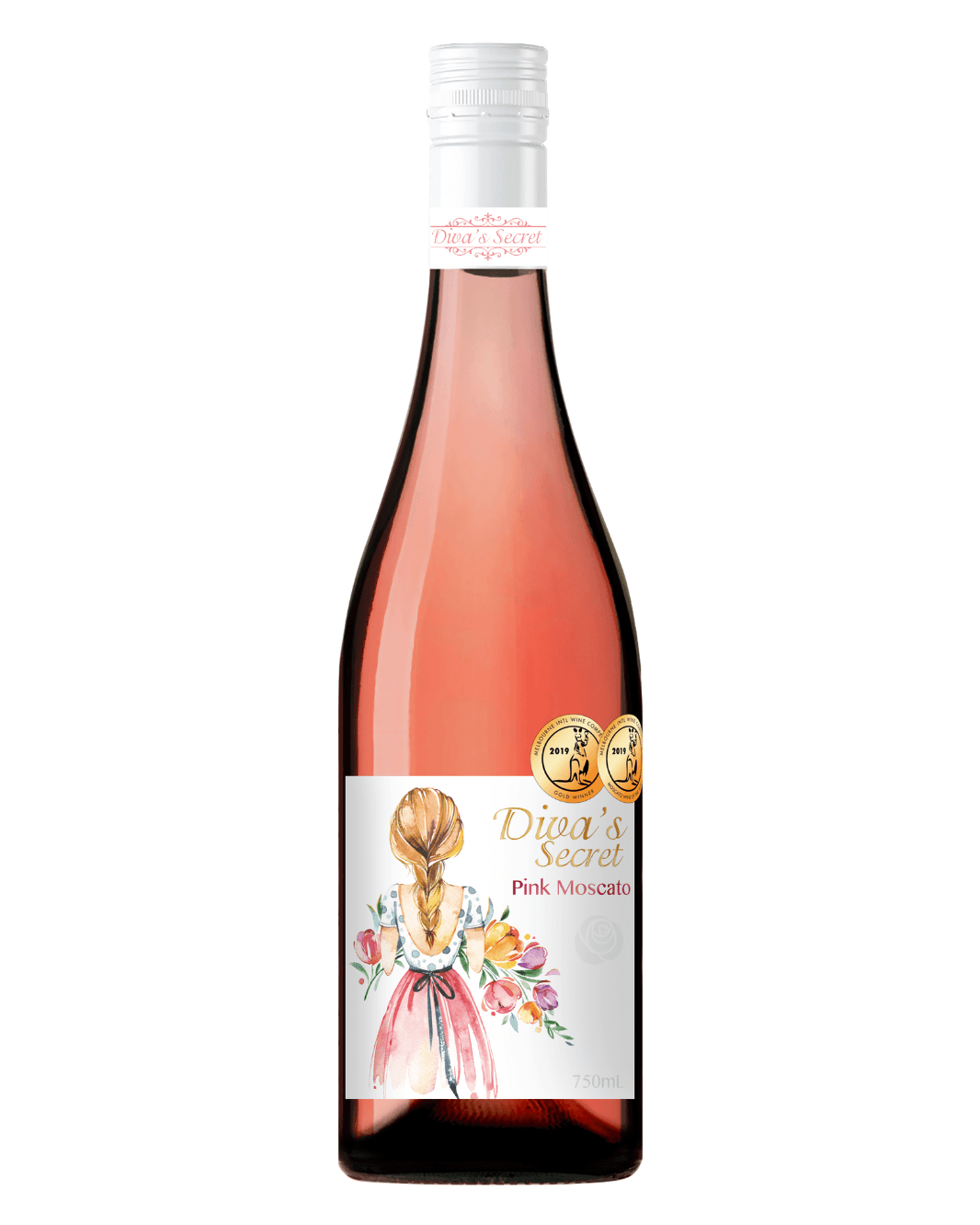 2024 Diva's Secret Pink Moscato 750ml