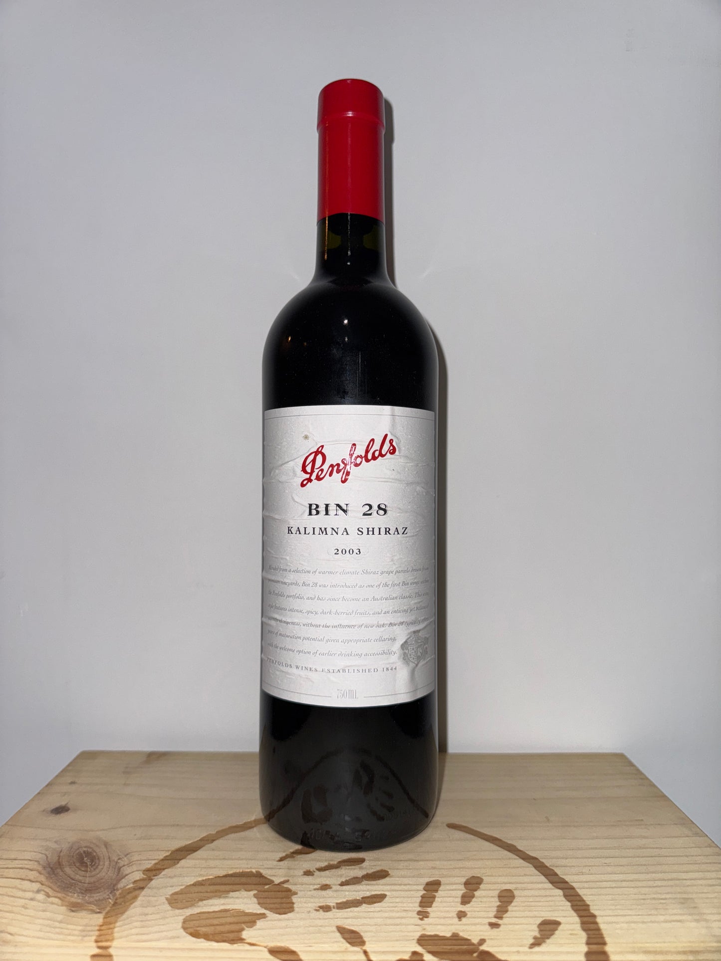 2003 Penfolds Bin 28 Kalimna Shiraz 750ml