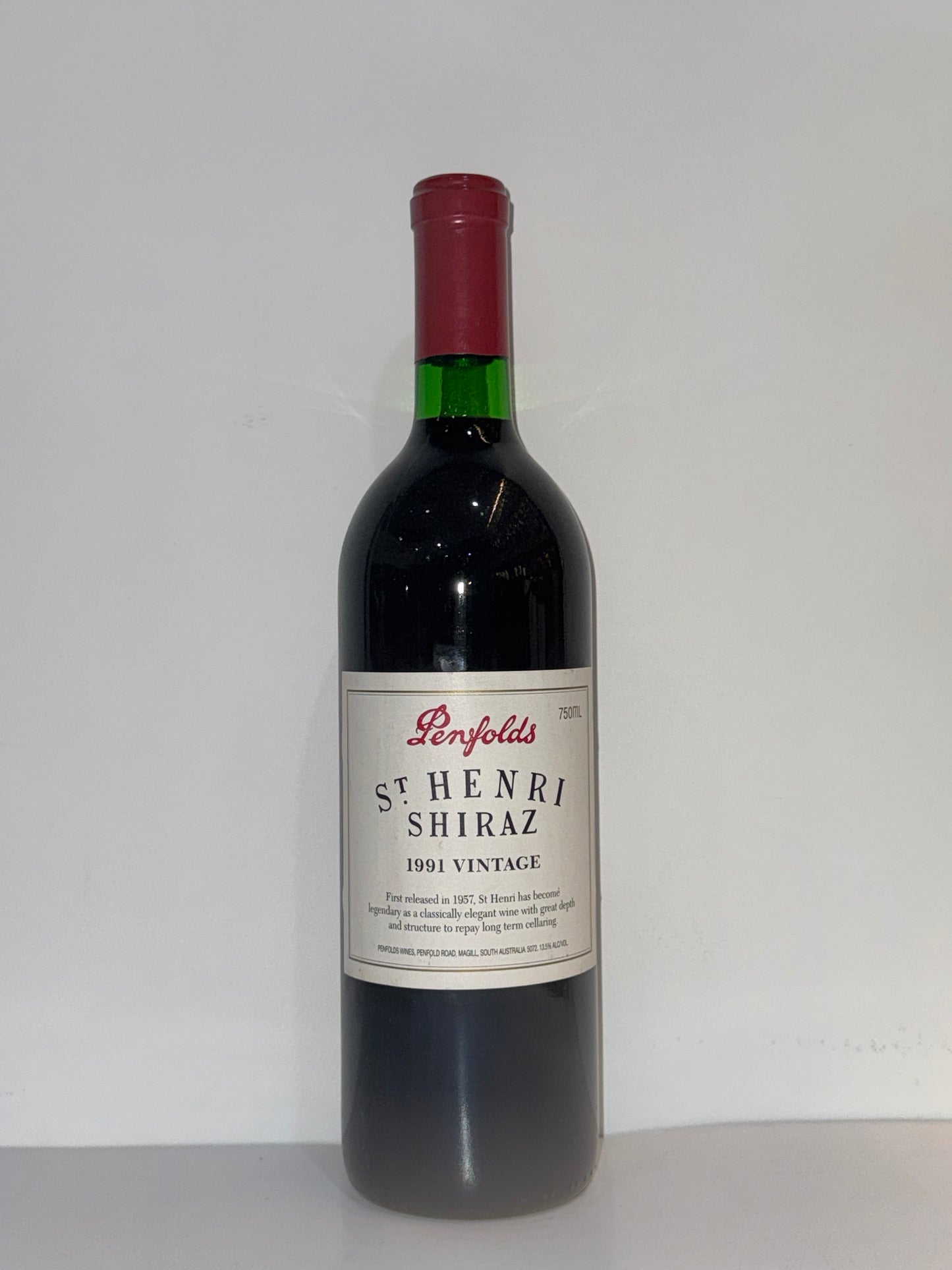 1991 Penfolds St Henri Shiraz 750ml