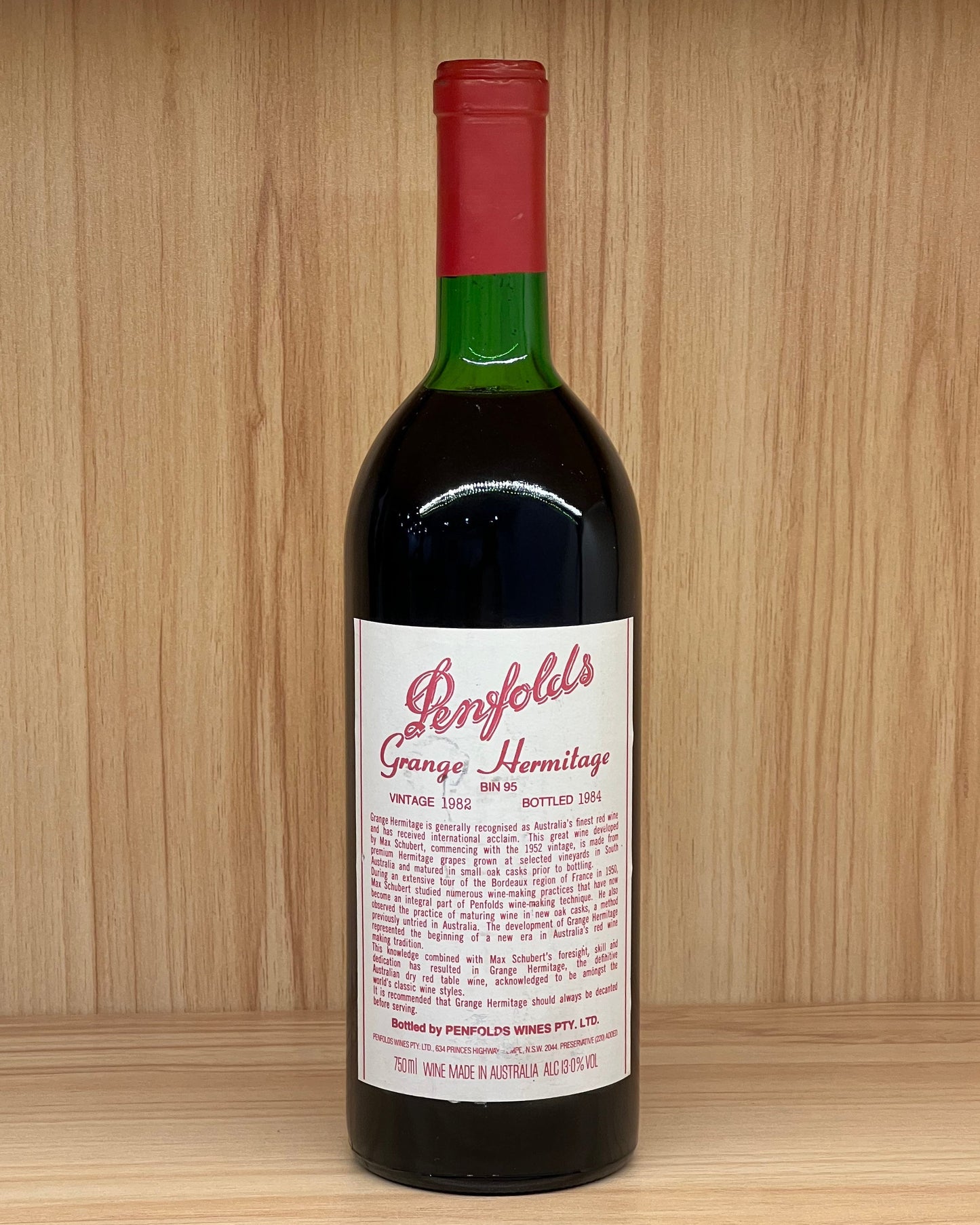 1982 Penfolds Bin 95 Grange Shiraz 750ml