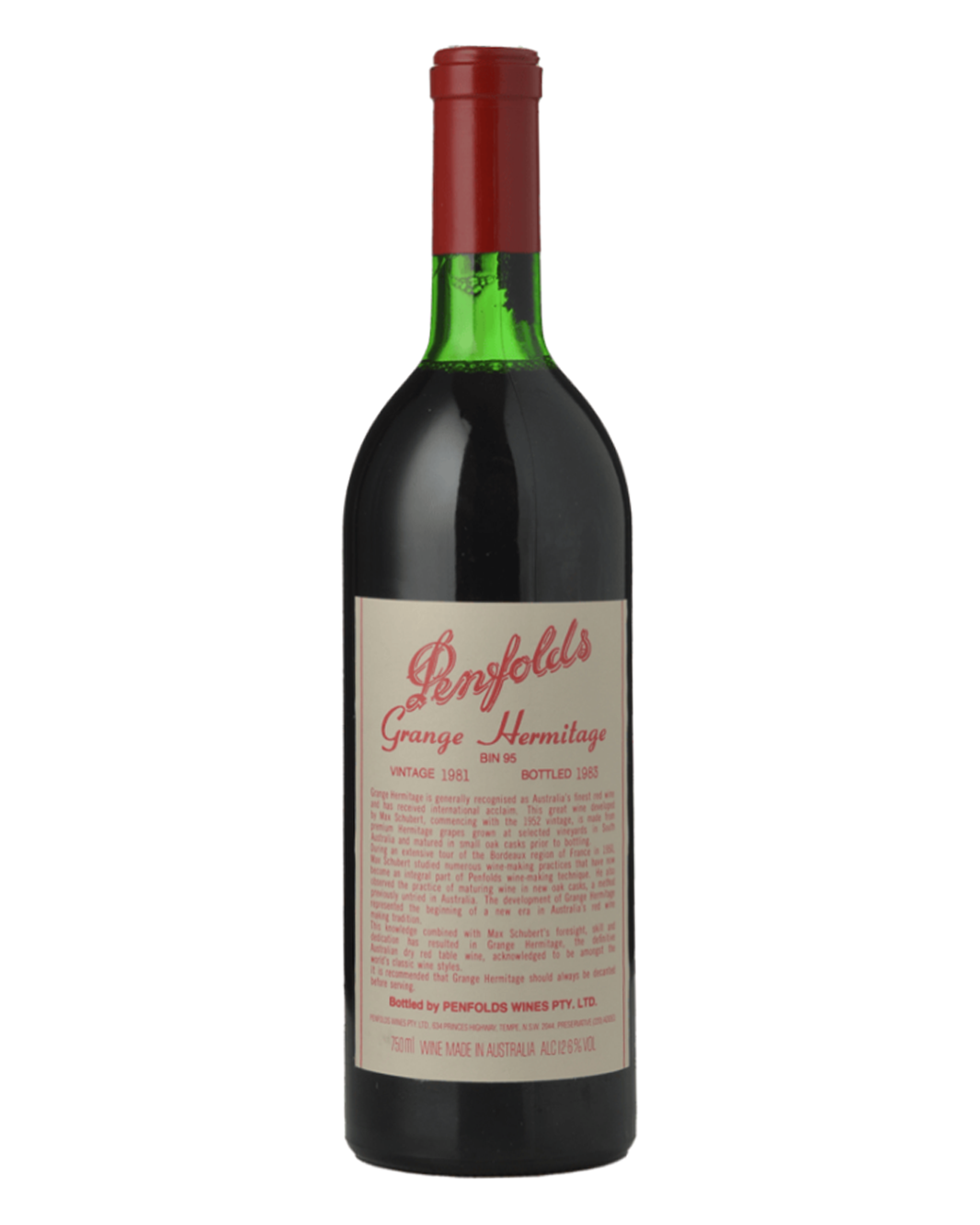 1981 Penfolds Bin 95 Grange Shiraz 750ml