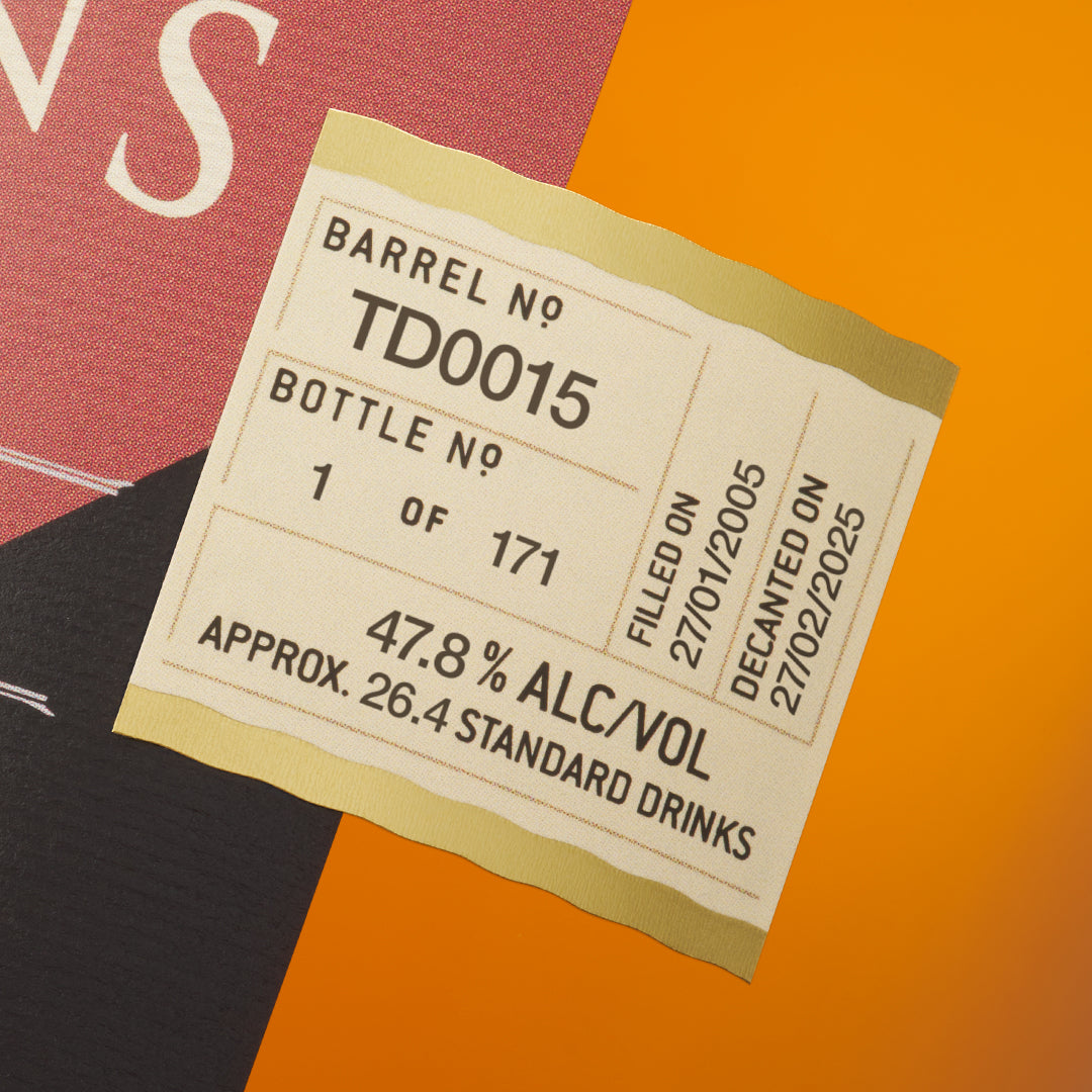 Sullivans Cove 20 YO American Oak Second-Fill Old & Rare TD0015 700ml