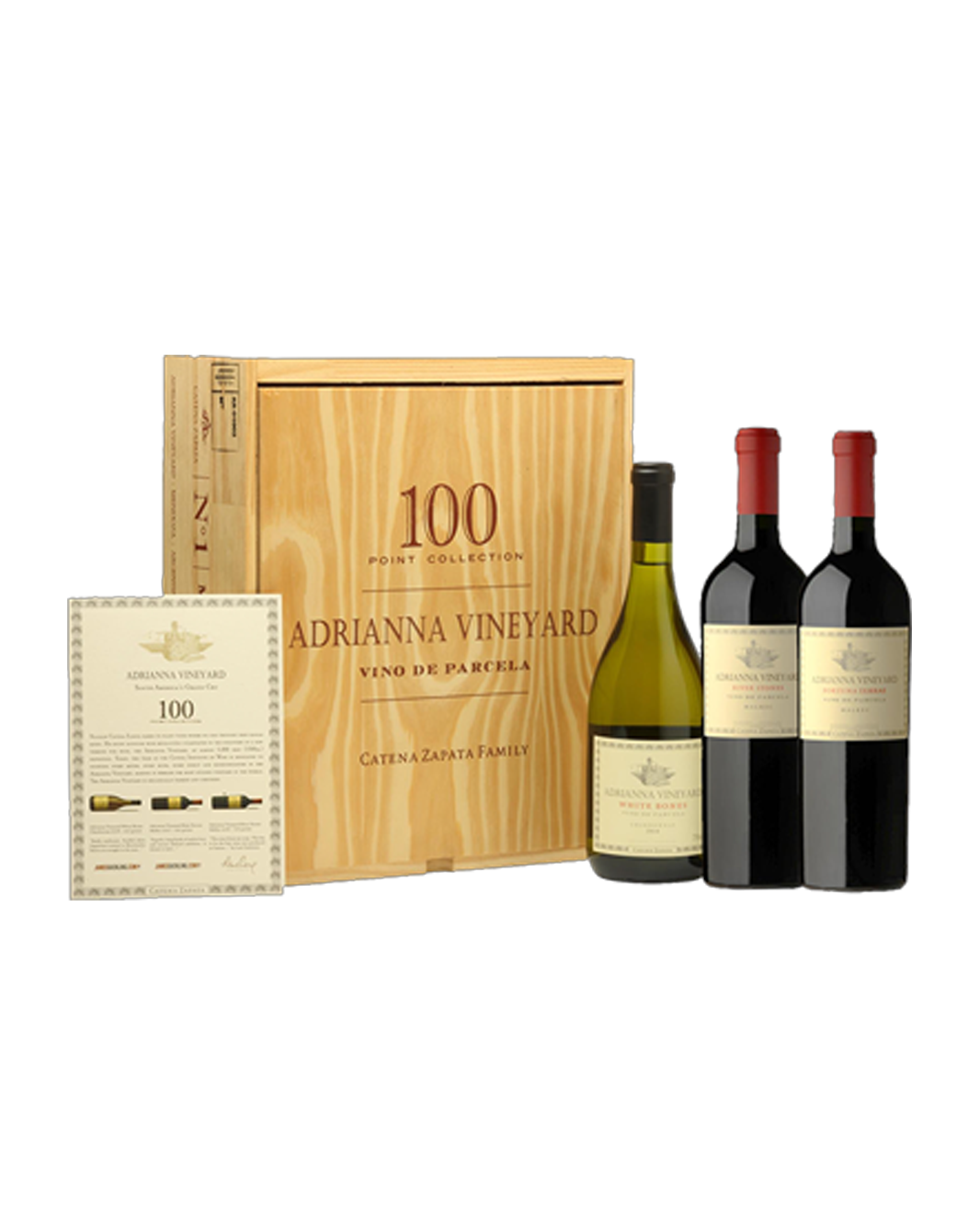 Bodega Catena Zapata Adrianna Vineyard 100 Point Collection Case 2.25L
