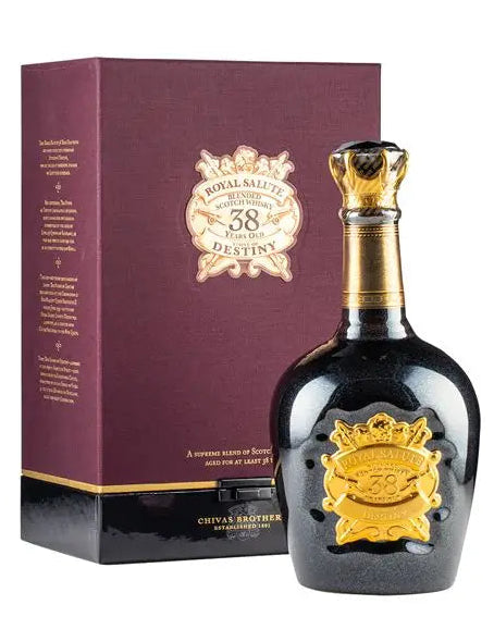 Chivas Royal Salute Stone Of Destiny 38 Year Old Blended Scotch Whisky 500ml