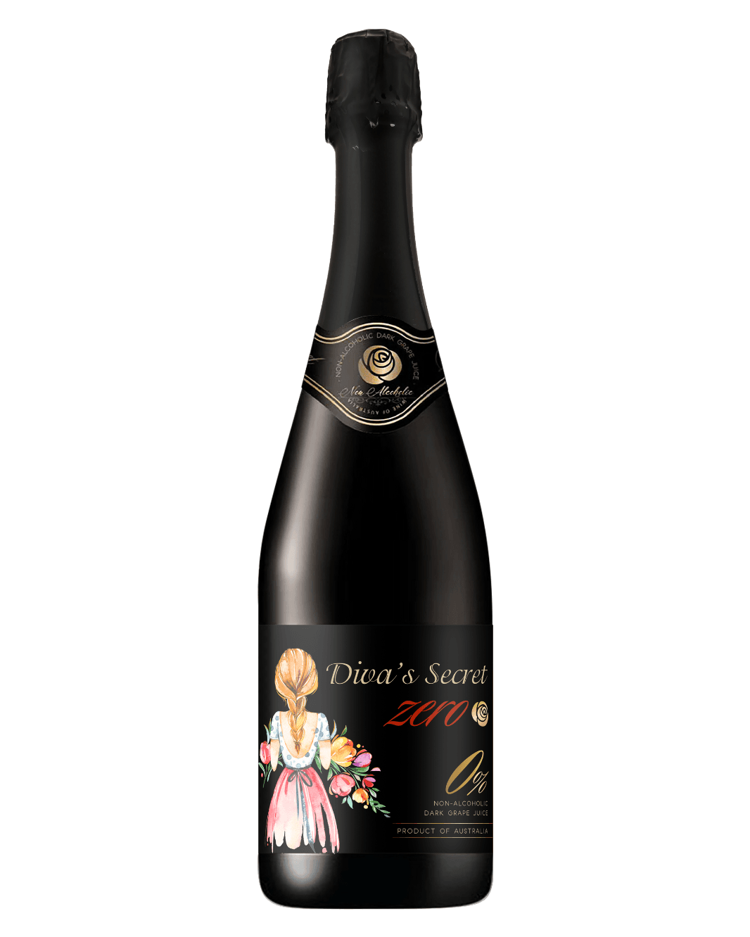 Diva's Secret Sparkling Dark Grape Juice 750ml