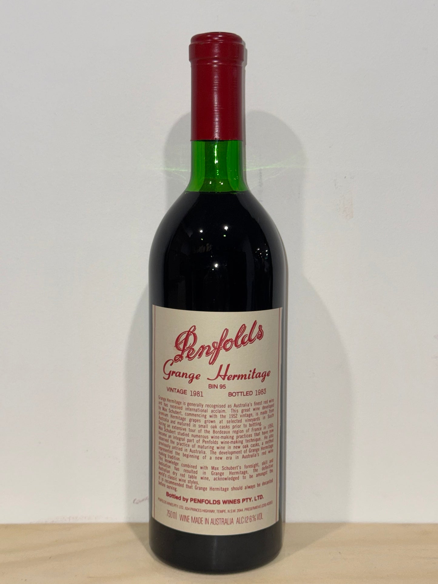 1981 Penfolds Bin 95 Grange Shiraz 750ml