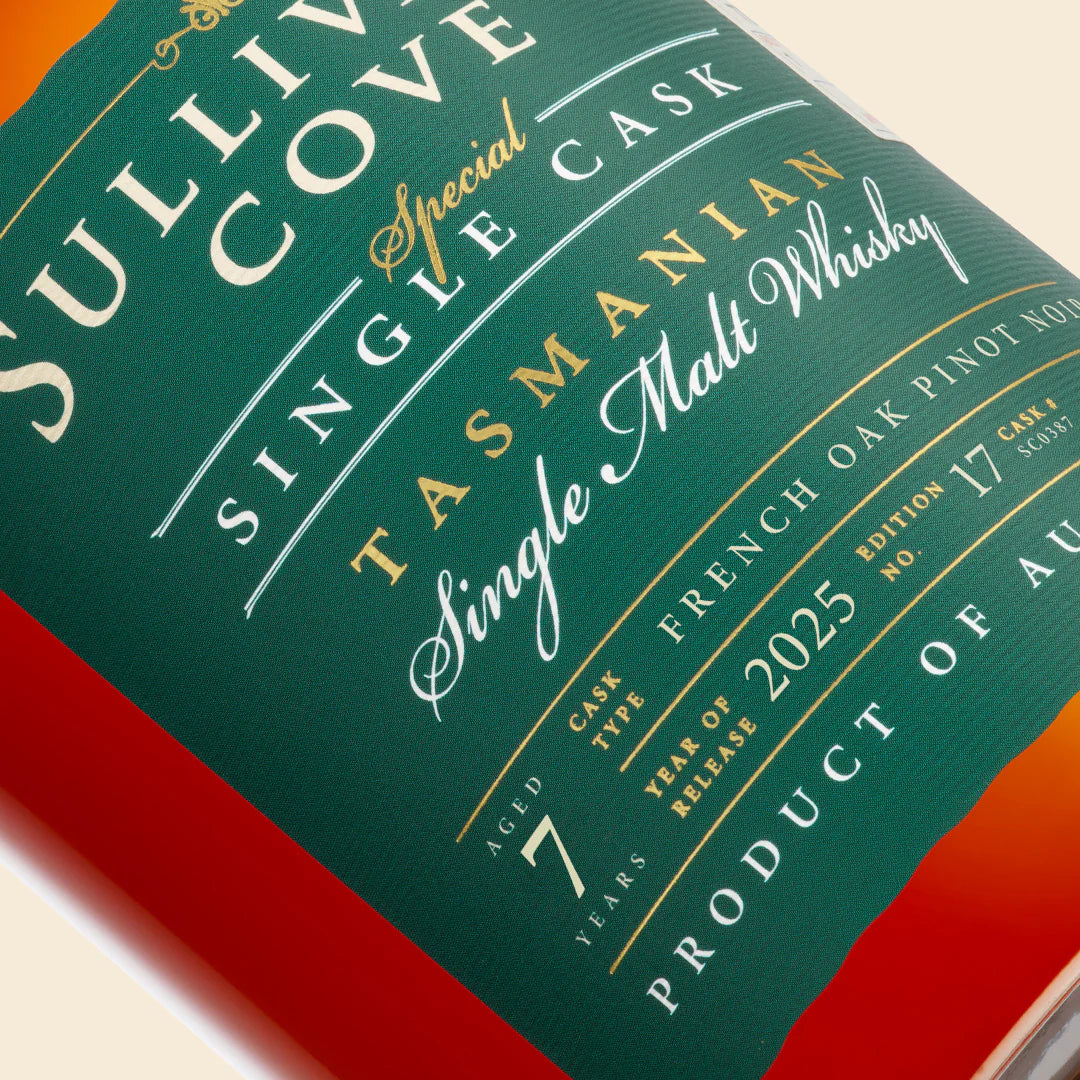 Sullivans Cove French Oak Ex-Pinot Noir Single Cask Single Malt Whisky SC0387 700ml