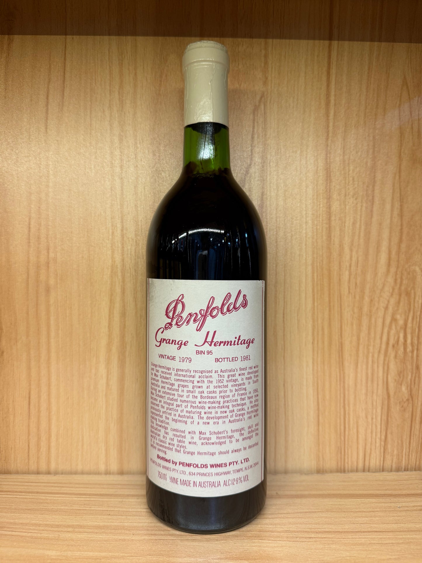 1979 Penfolds Bin 95 Grange Shiraz 750ml