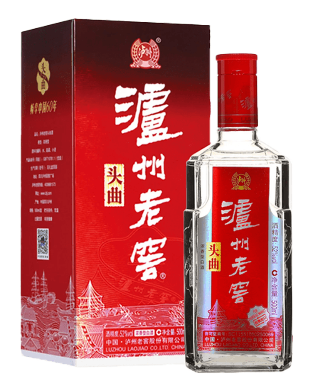 Luzhou Laojiao Tou Qu Baijiu 500ml