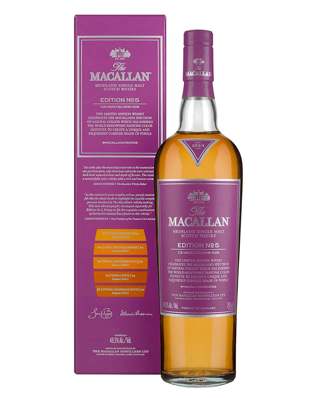 The Macallan Edition No 5 Single Malt Scotch Whisky 700ml