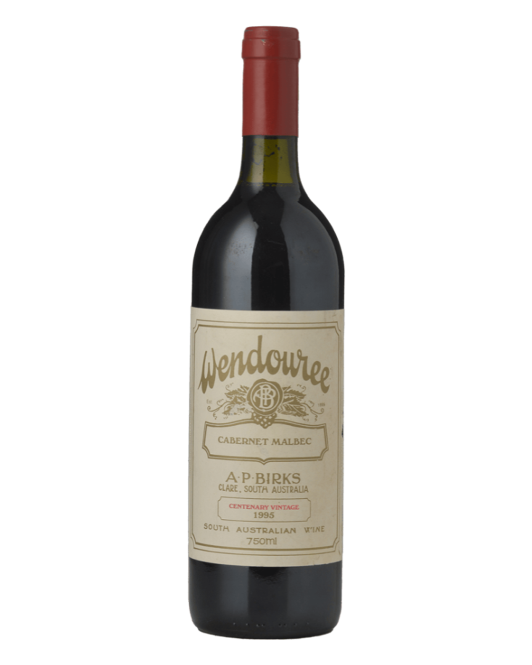 1995 Wendouree Centenary Vintage Cabernet Malbec 750ml