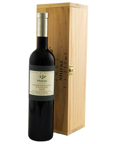 2001 Chris Ringland Dry Grown Shiraz Wooden Box