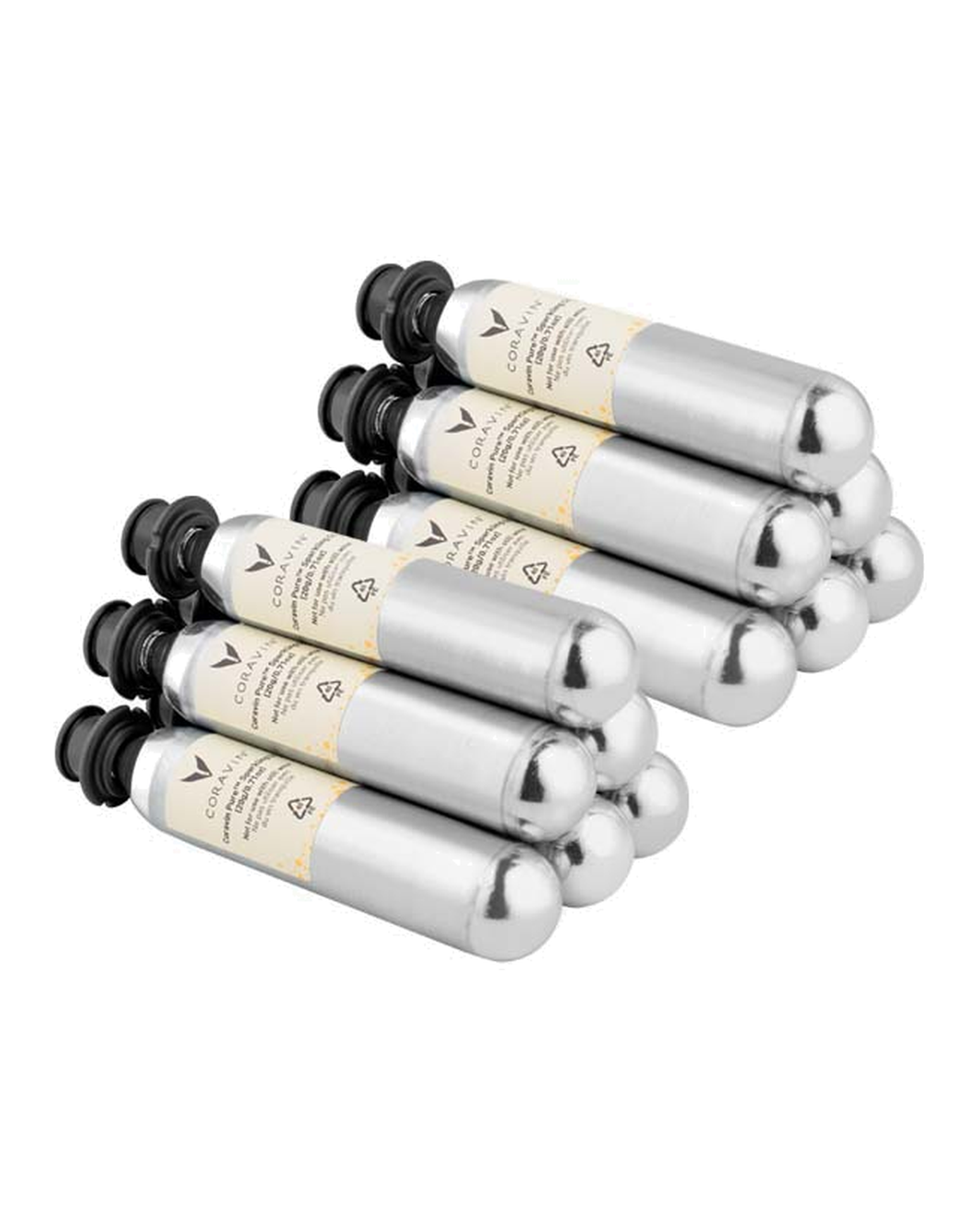 Coravin Pure Sparkling CO2 Capsules 12-Pack - official product photograph