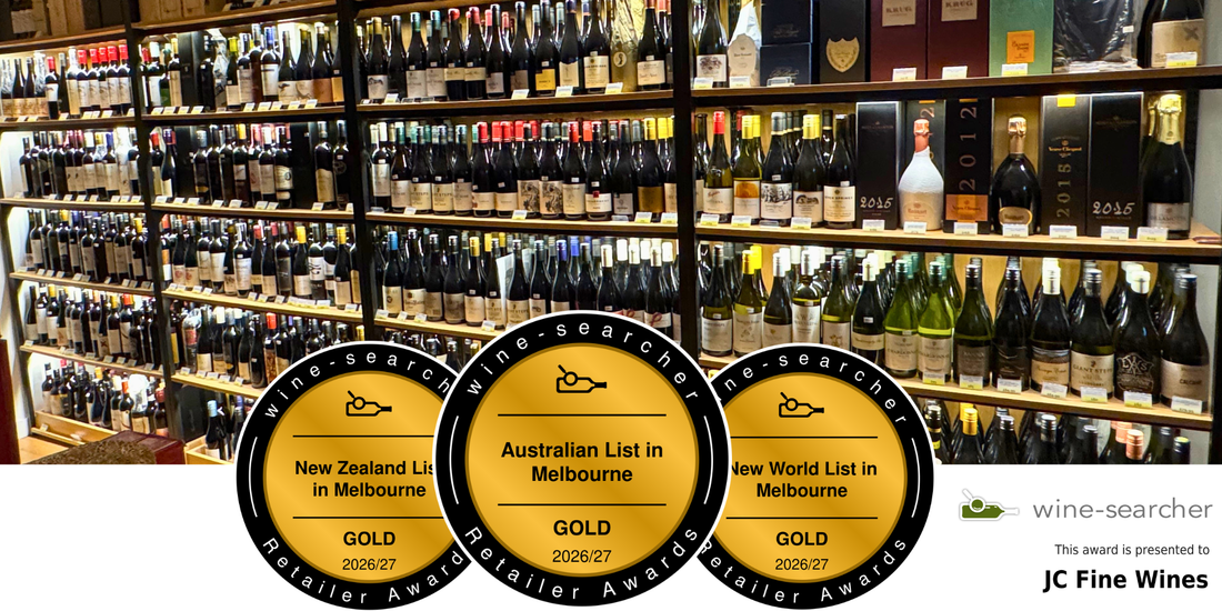 JC Fine Wines Wins Triple Gold at the Wine-Searcher Retailer Awards 2026/27