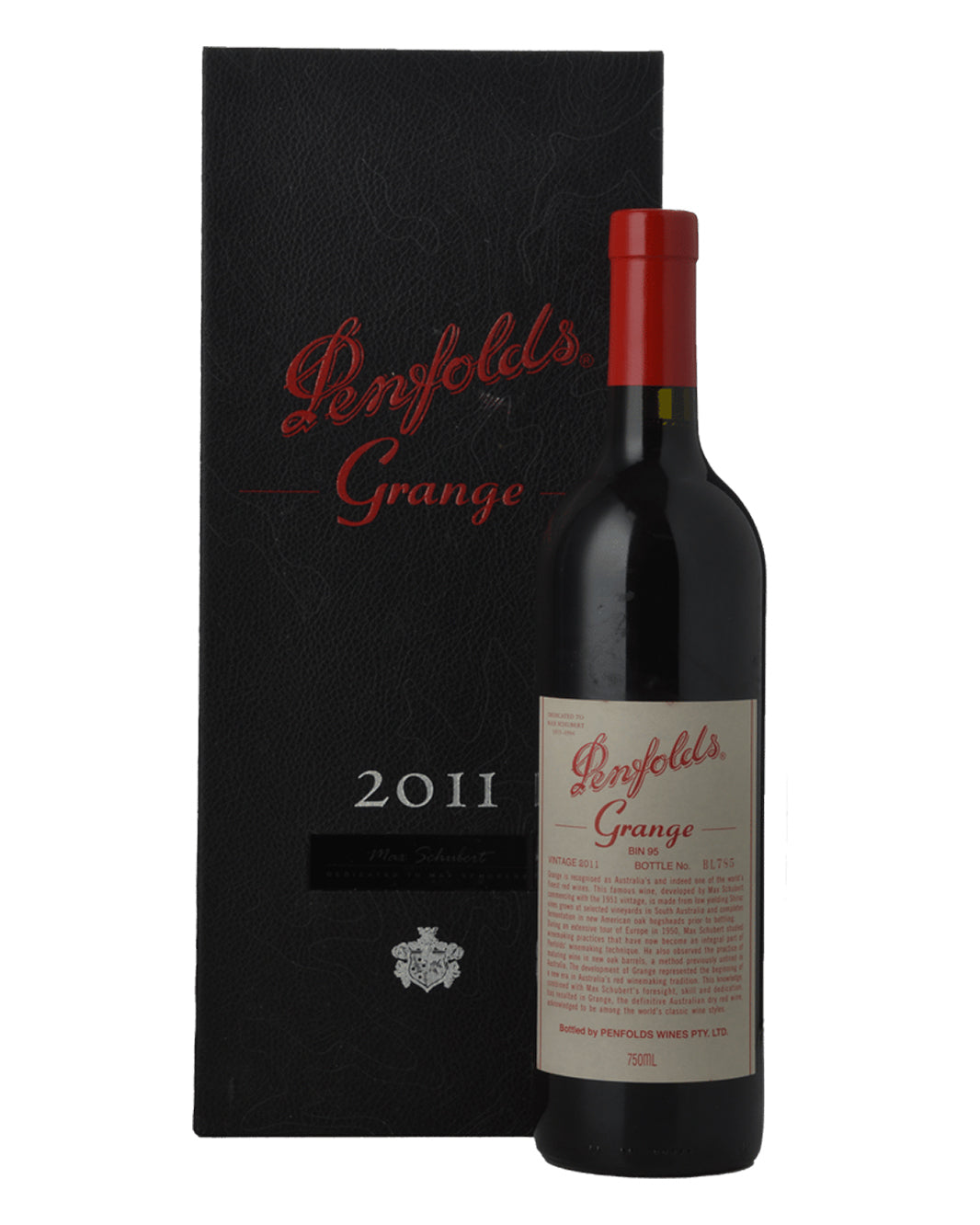 2011 Penfolds Bin 95 Grange Shiraz 750ml Gift Box Original Presentation Box; Minor Label Stains