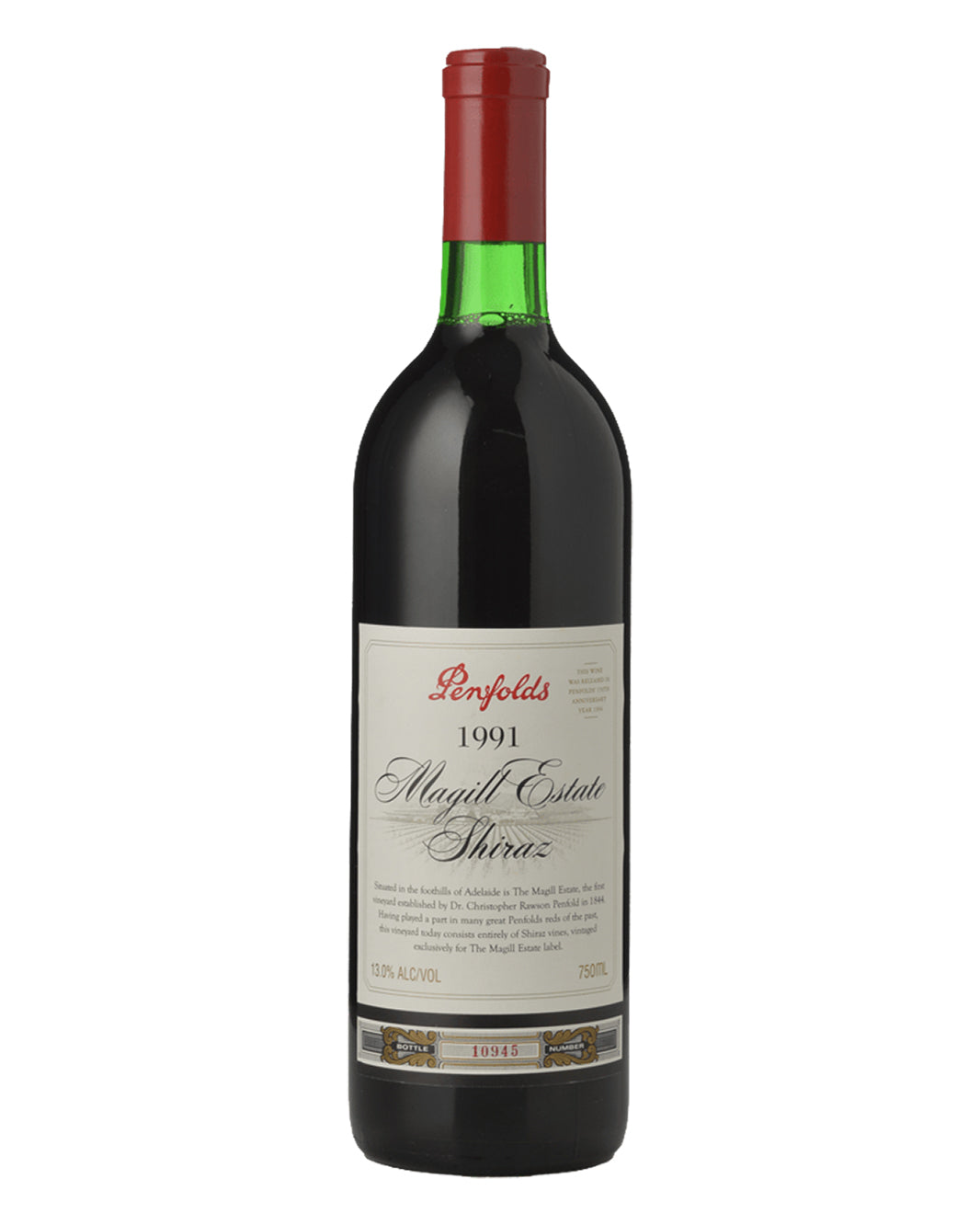 1991 Penfolds Magill Estate Shiraz 750ml Base of Neck
