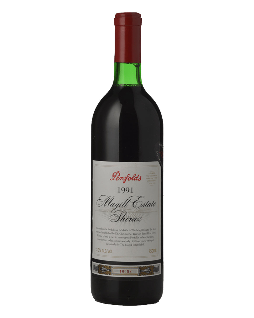 1991 Penfolds Magill Estate Shiraz 750ml Base of Neck; Minor Label Stain/s