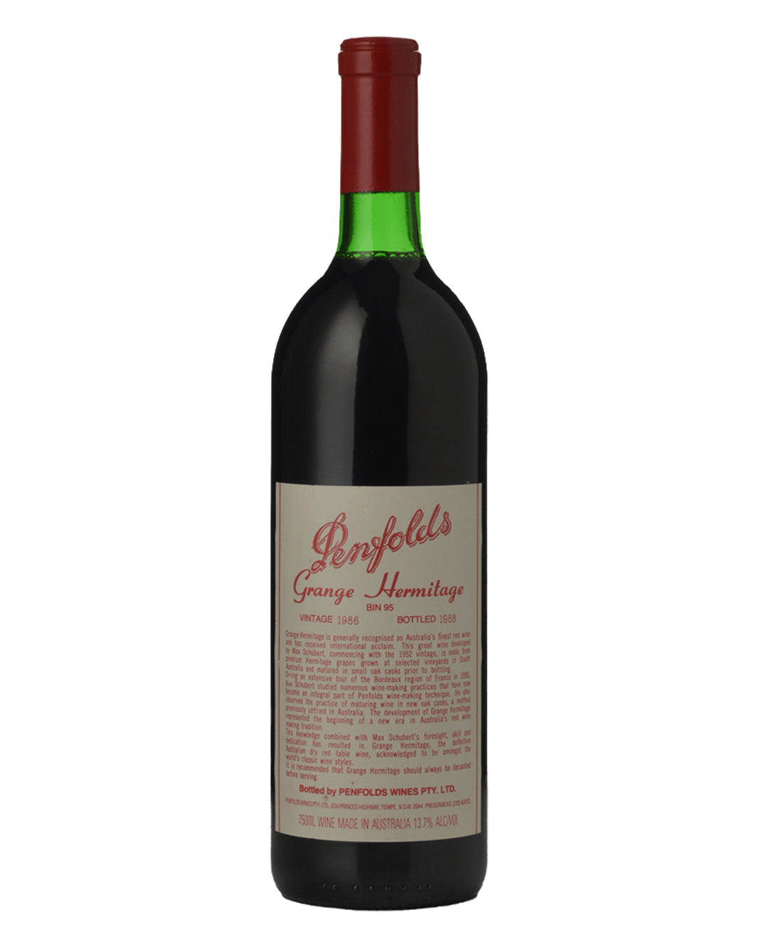 1986 Penfolds Bin 95 Grange Shiraz 750ml