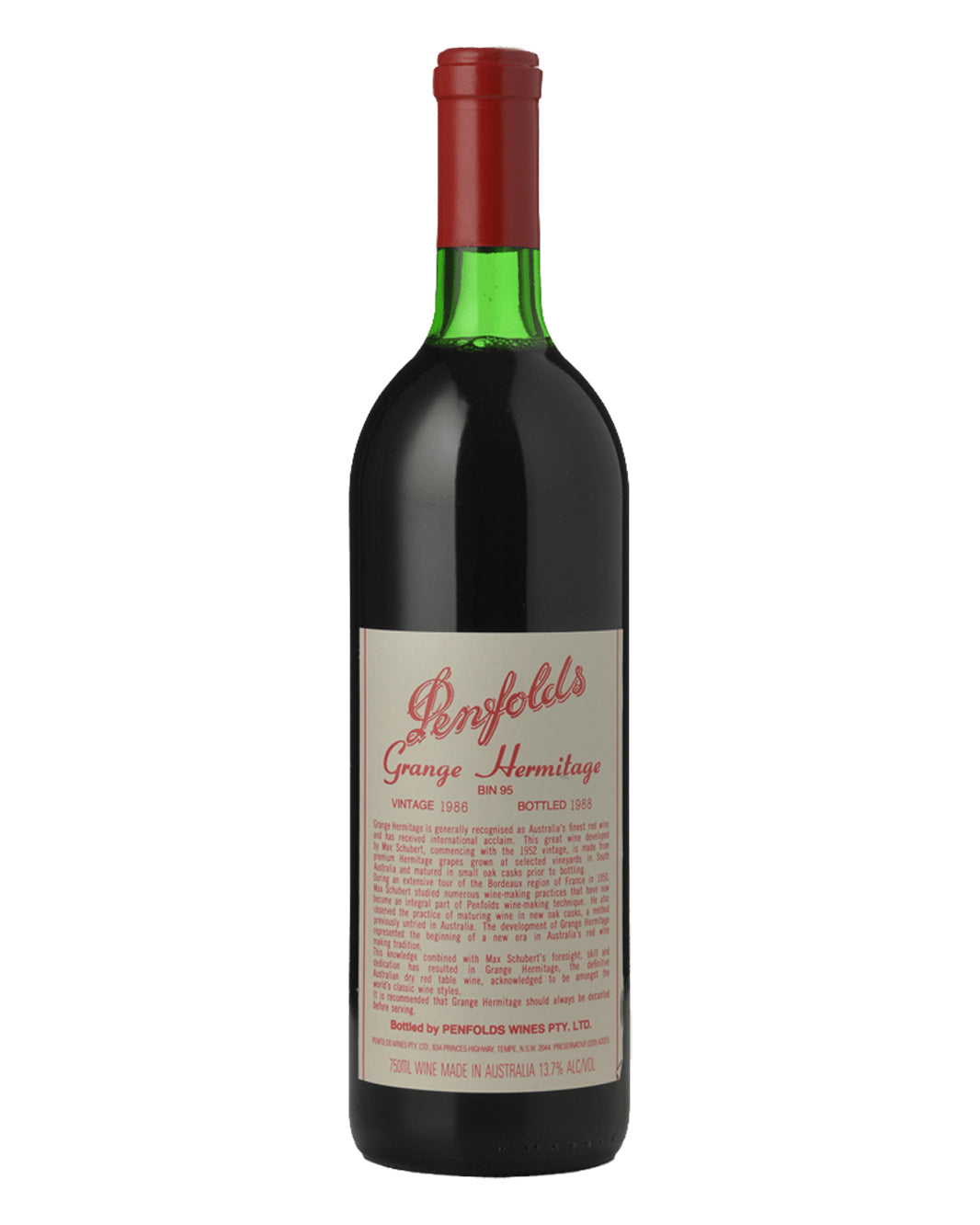 1986 Penfolds Bin 95 Grange Shiraz 750ml
