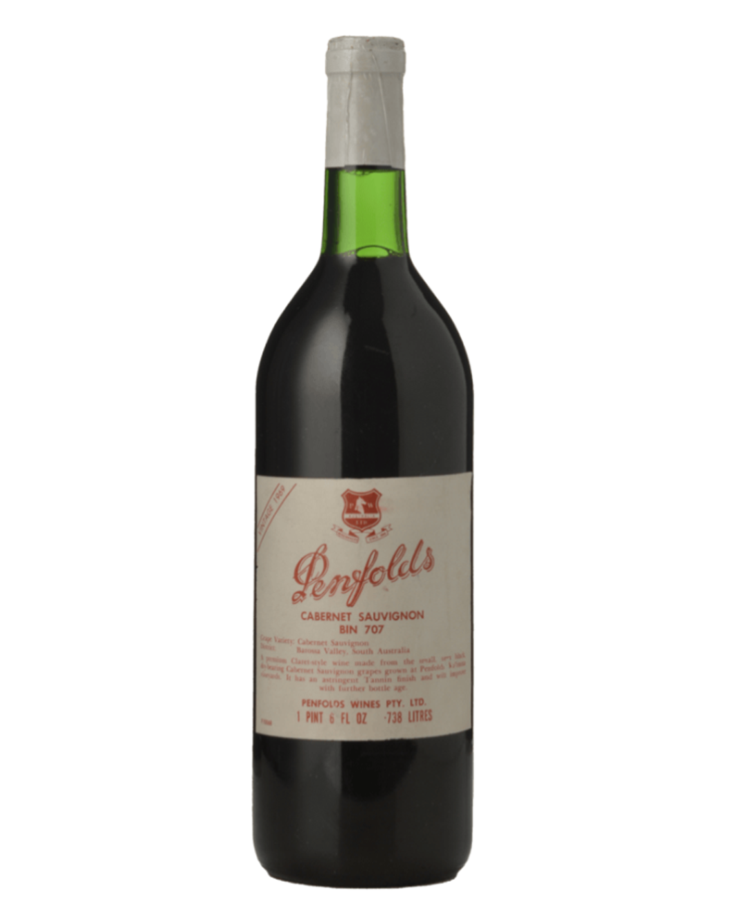 1969 Penfolds Bin 707 Cabernet Sauvignon
