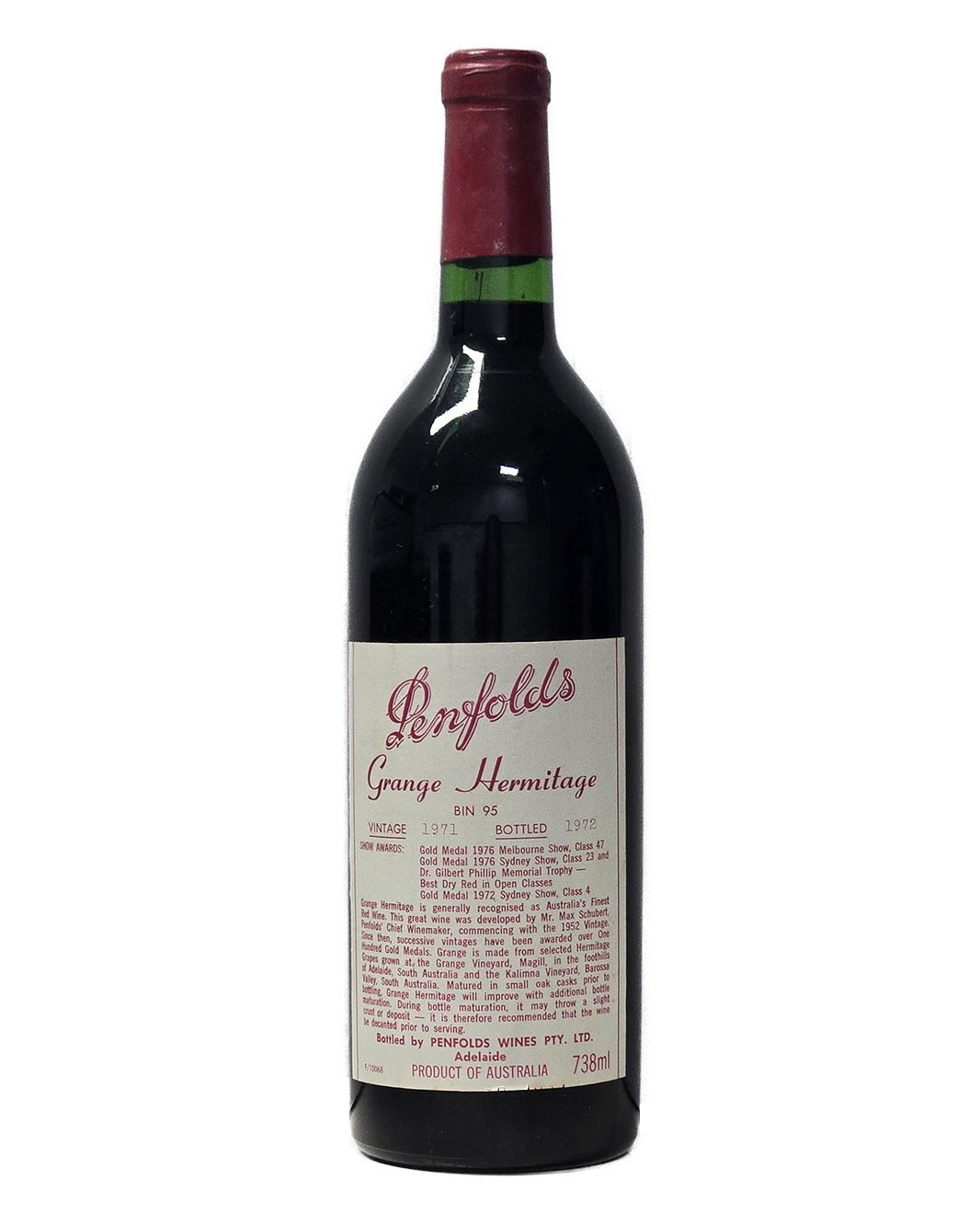 1971 Penfolds Bin 95 Grange Shiraz 738ml