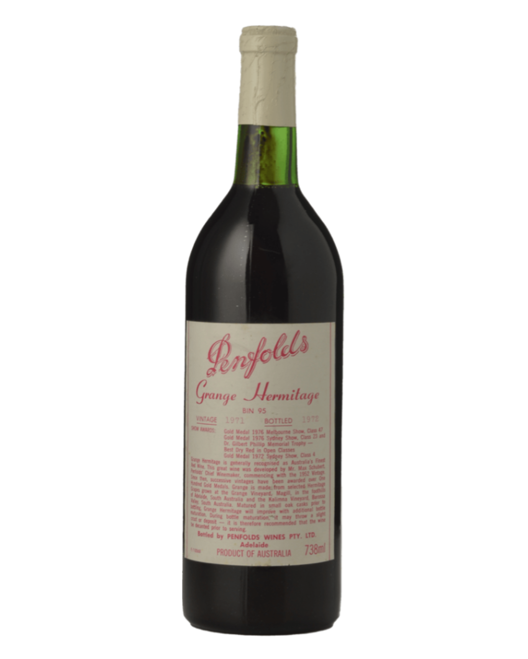 1971 Penfolds Bin 95 Grange Shiraz 738ml