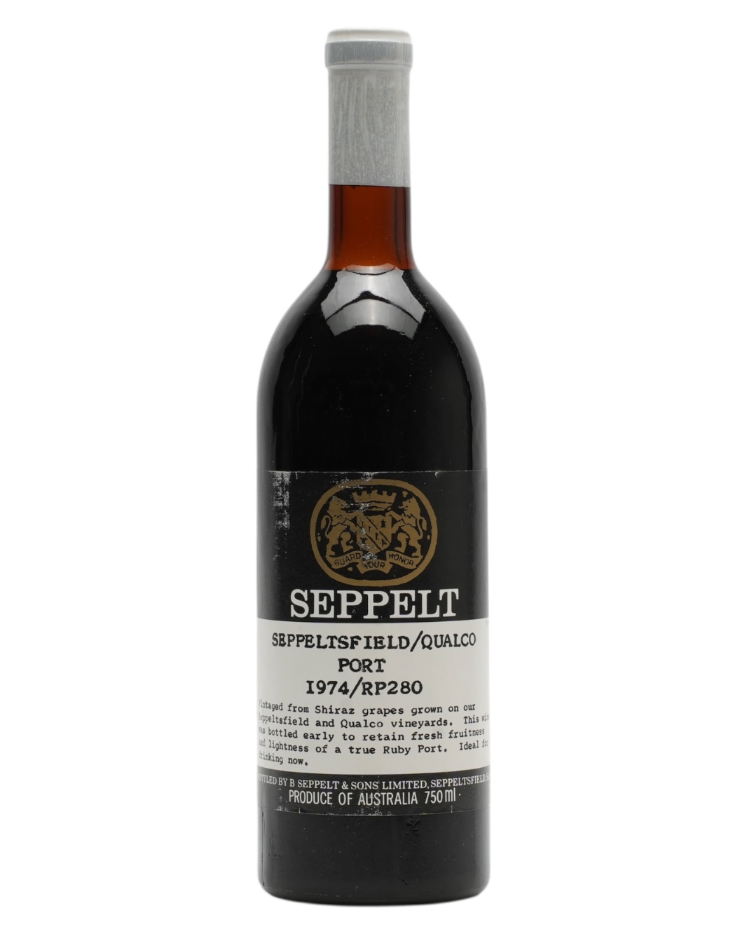 1974 Seppelt RP280 Vintage Para Liqueur Port 750ml