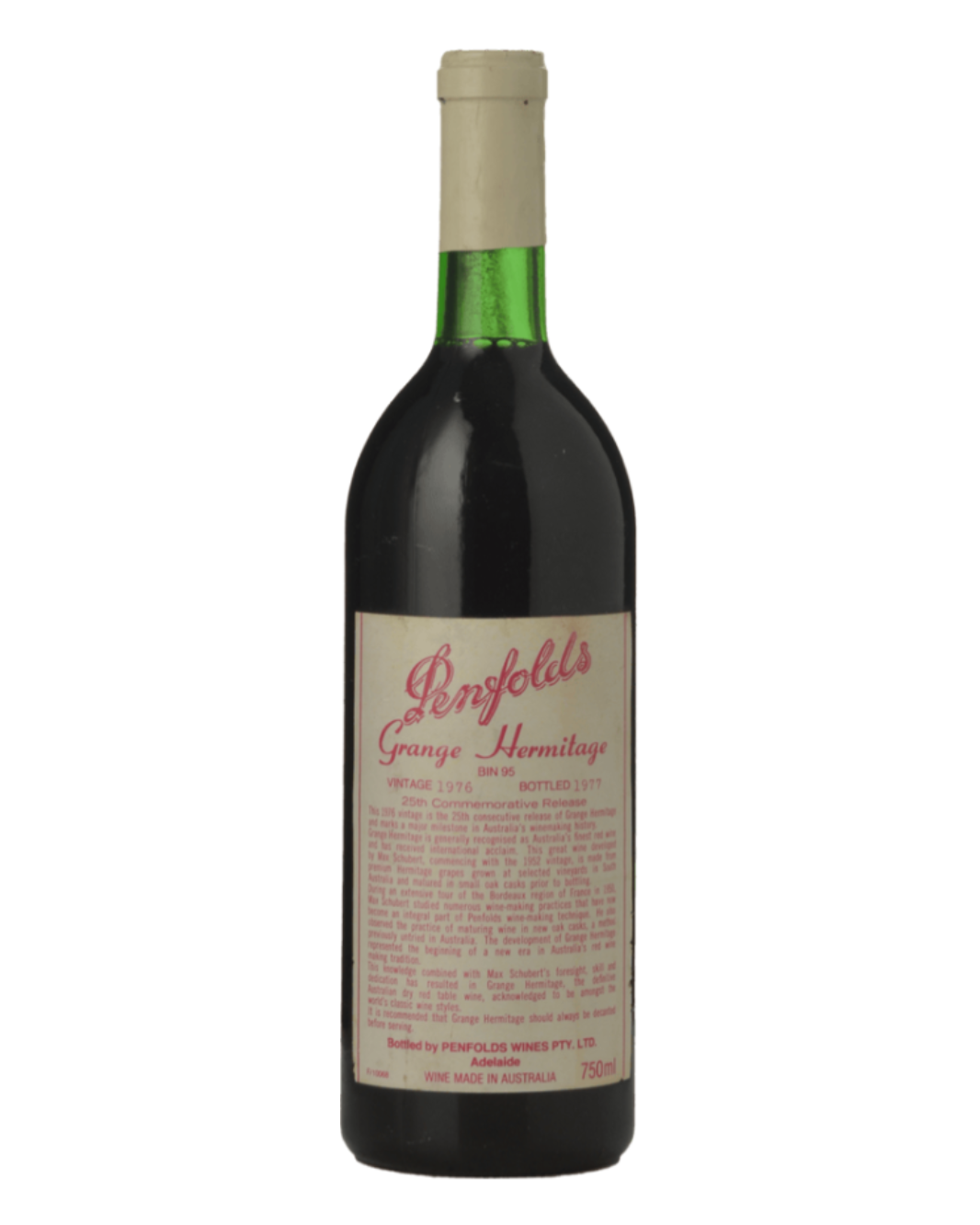 1976 Penfolds Bin 95 Grange Shiraz 750ml