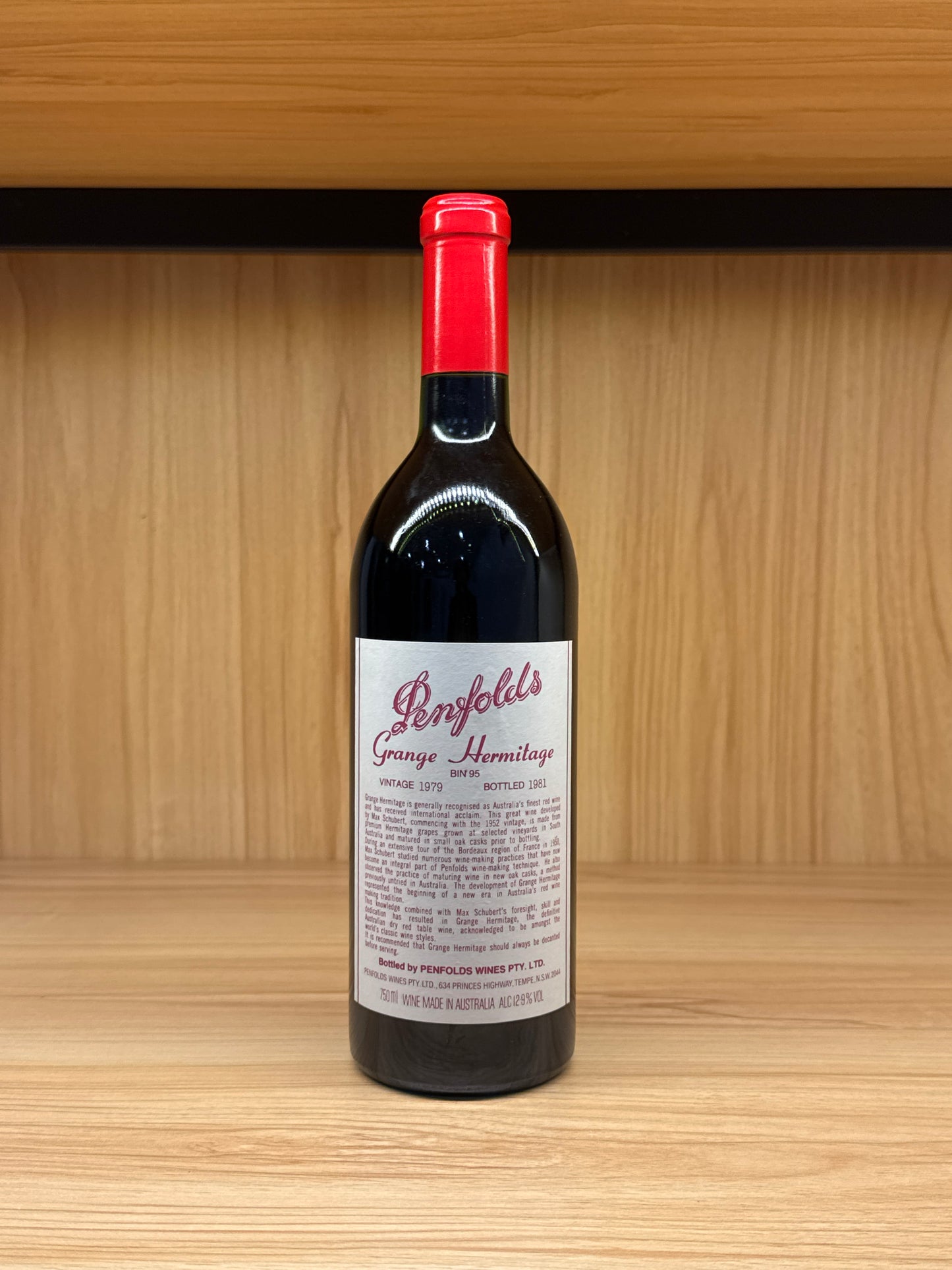 1979 Penfolds Bin 95 Grange Shiraz 750ml