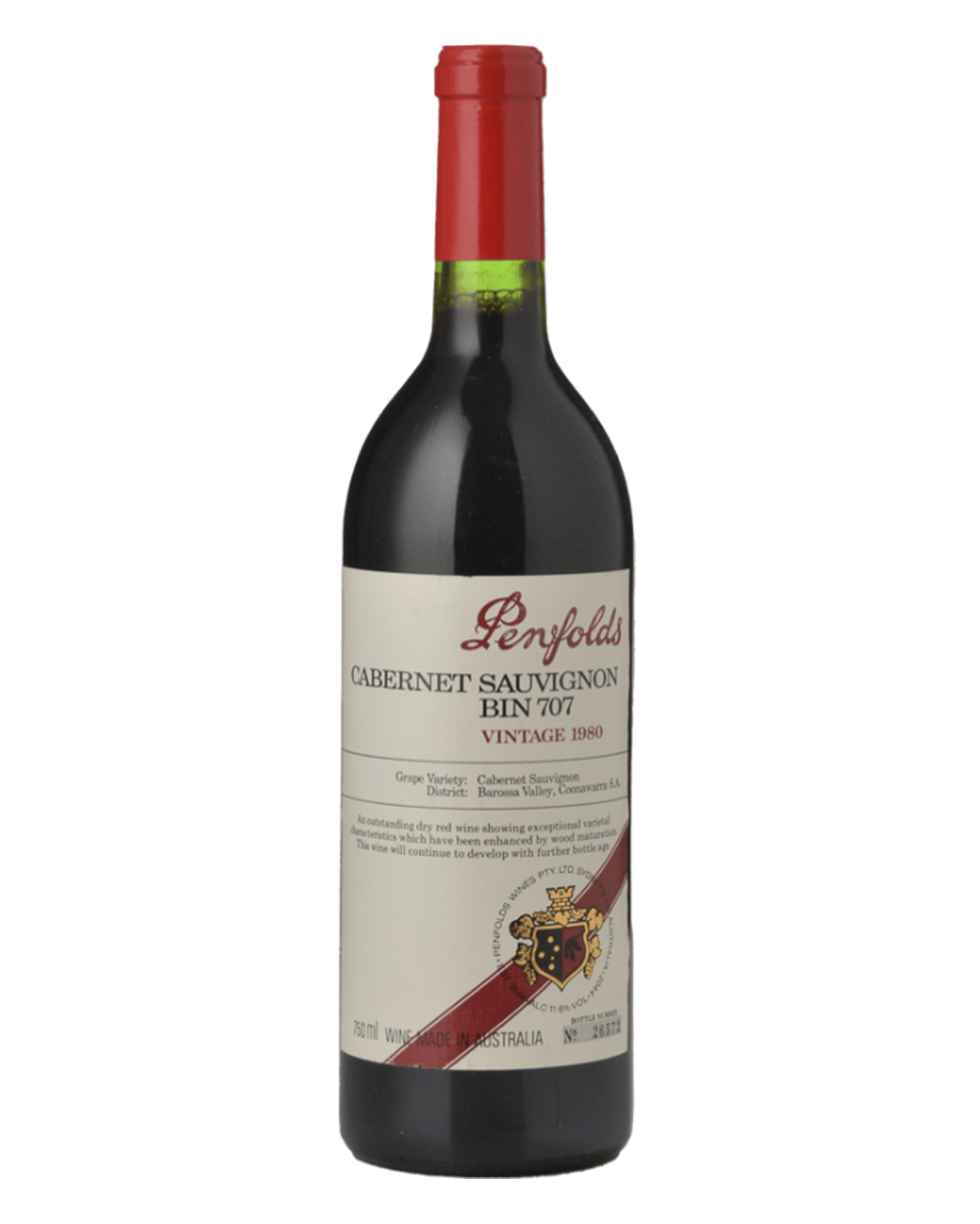 1980 Penfolds Bin 707 Cabernet Sauvignon 750ml