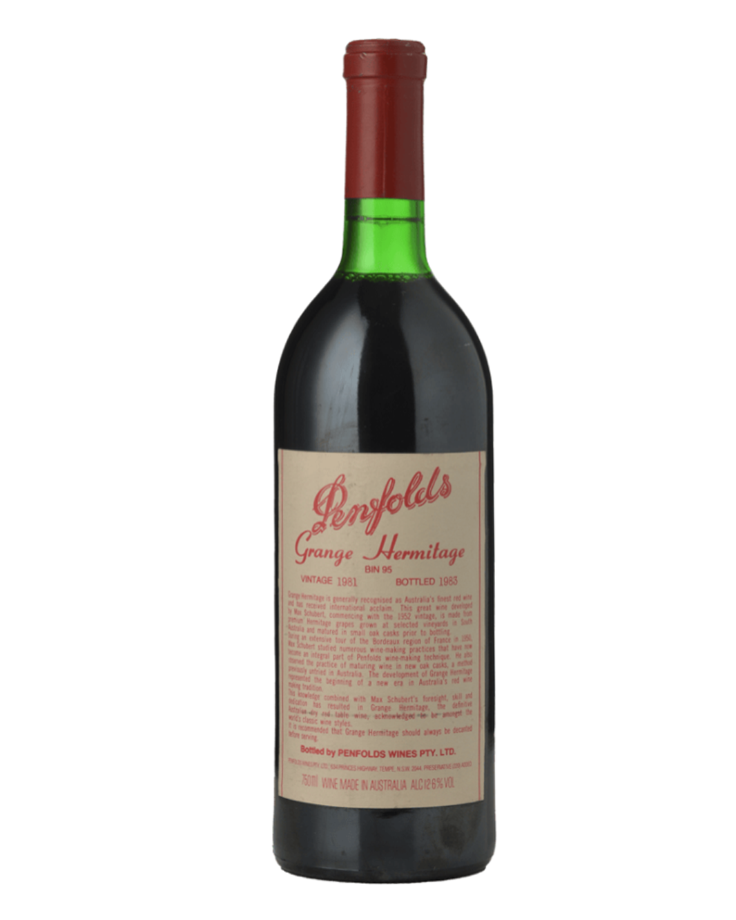 1981 Penfolds Bin 95 Grange Shiraz 750ml