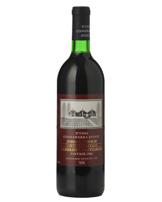 1986 Wynns Coonawarra Estate John Riddoch Cabernet Sauvignon 750ml